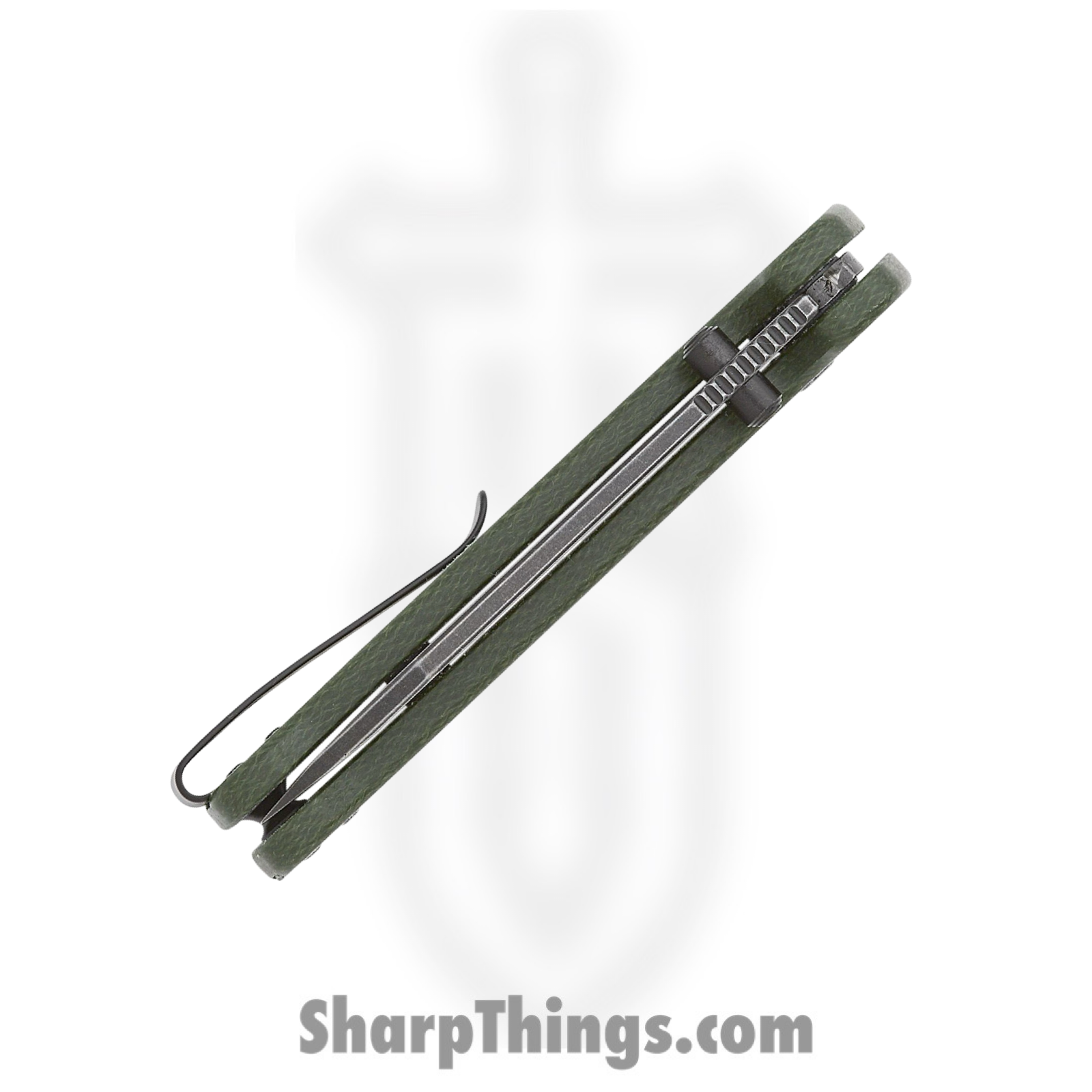 QSP - QS130BLC2 - Penguin - Folding Knife - 14C28N Stonewash Sheepsfoot - Micarta - Green - Image 5
