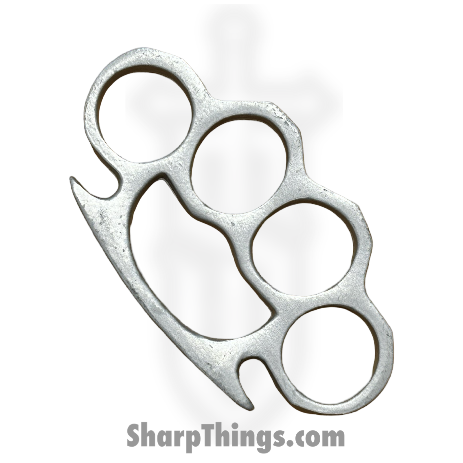 VOC - KN-01-SL - Knuckle Duster Brass Knuckle - Solid Steel - Silver - Image 4