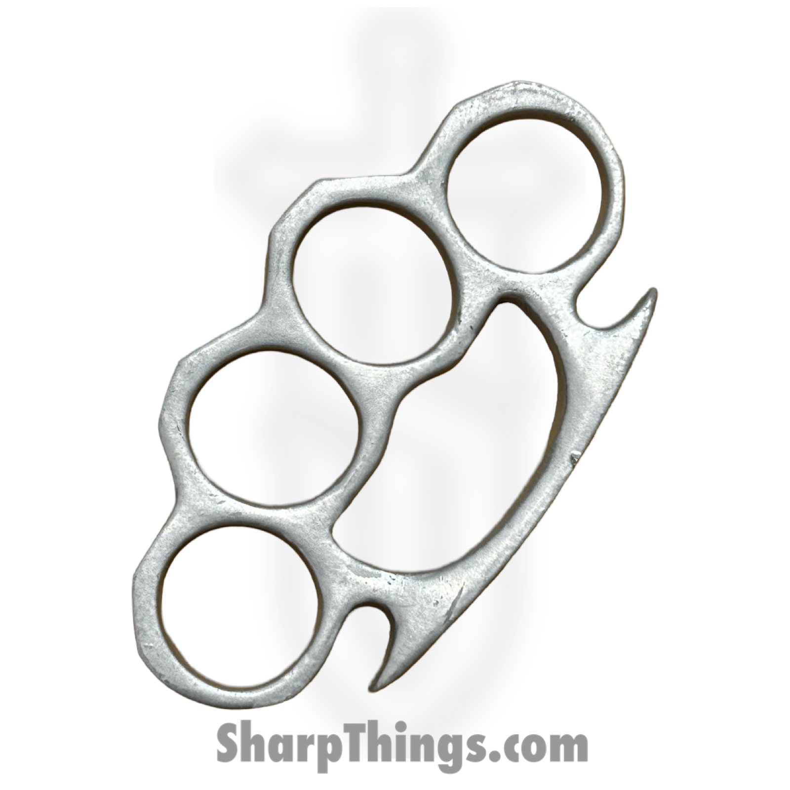 VOC - KN-01-SL - Knuckle Duster Brass Knuckle - Solid Steel - Silver