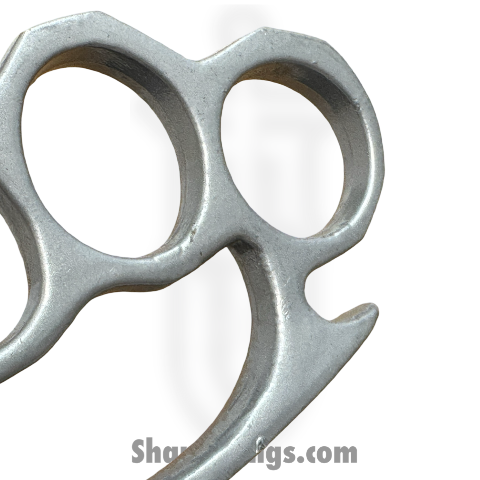 VOC - KN-01-SL - Knuckle Duster Brass Knuckle - Solid Steel - Silver - Image 3