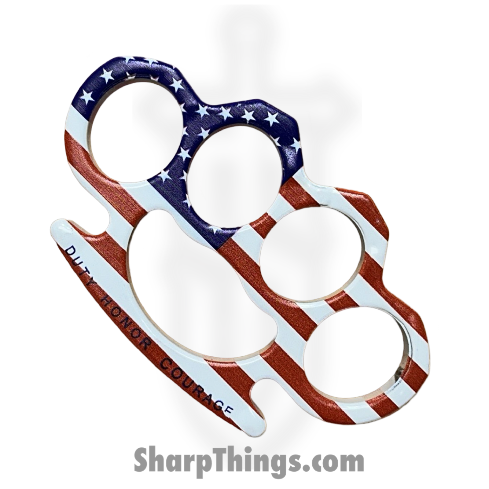 VOC - H-19-T - Heavy Duty Paper Weight Knuckle - Solid Metal - Red White Blue - Image 3