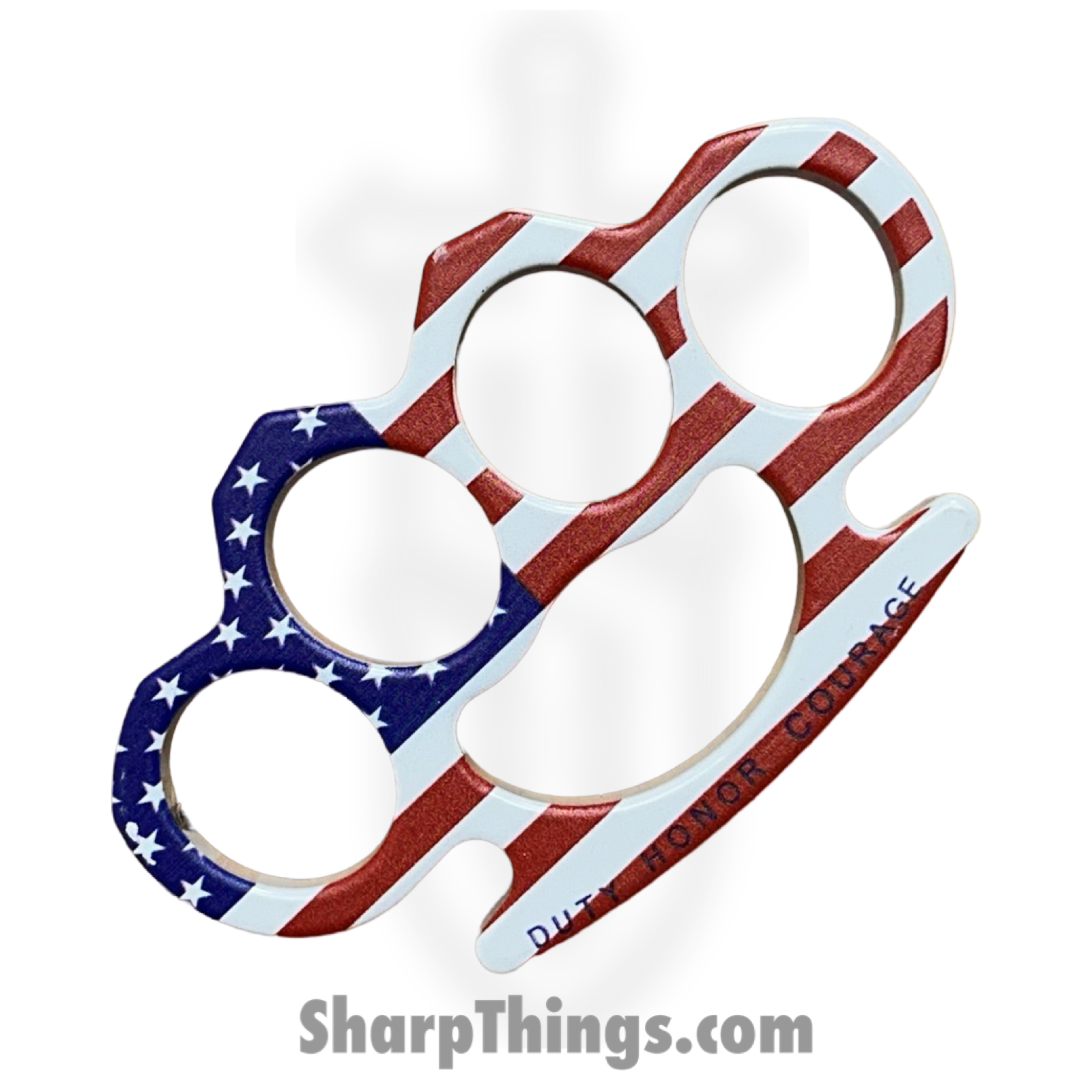 VOC - H-19-T - Heavy Duty Paper Weight Knuckle - Solid Metal - Red White Blue - Image 6