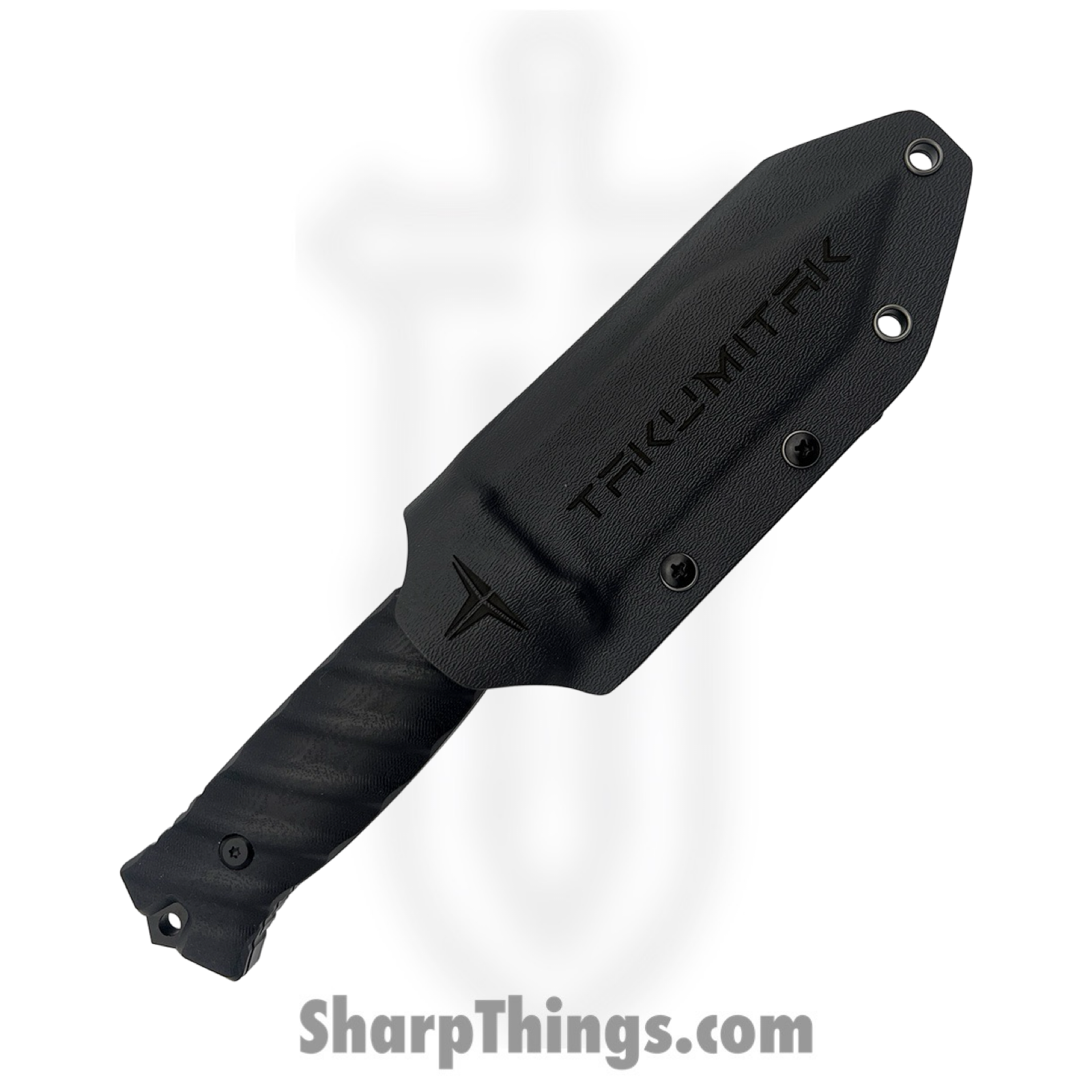 Takumitak - TKF201BK - Fulcrum - Fixed Blade Knife - D2 Blackwash Tanto - G10 - Black - Image 3