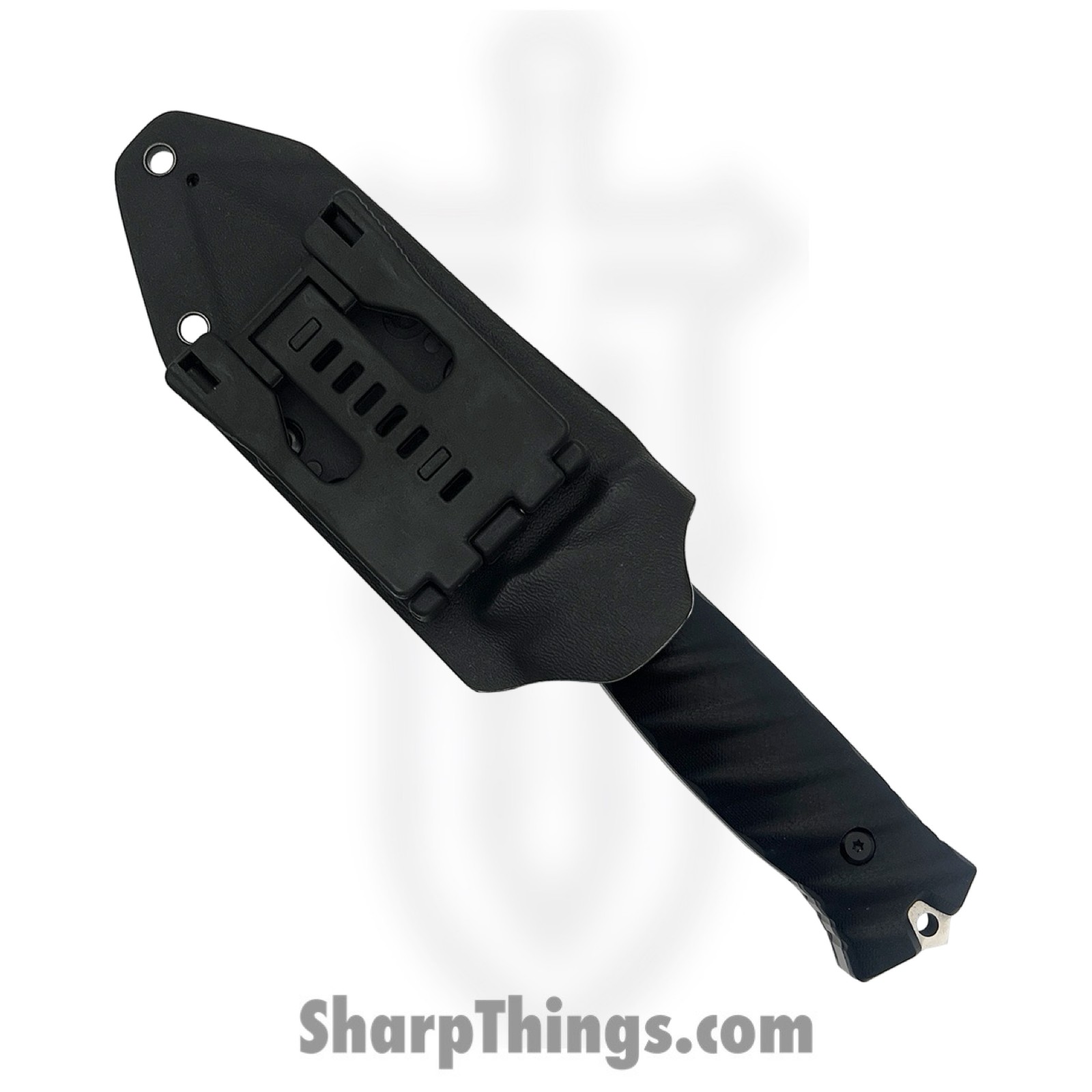 Takumitak - TKF201SL - Fulcrum - Fixed Blade Knife - D2 Polished Tanto - G10 - Black - Image 4