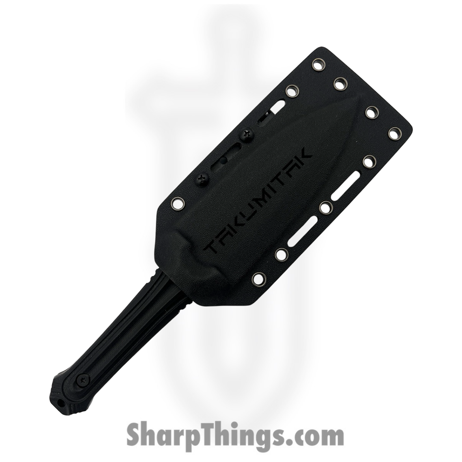 Takumitak - TKF203BK - Sentinel - Fixed Blade Knife - D2 Blackwash Spear Point - G10 - Black - Image 3
