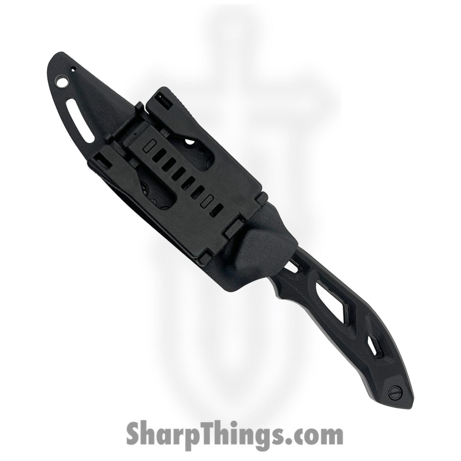 Takumitak - TKF209SW - Unhinged - Fixed Blade Knife - D2 Stonewash Recurve - G10 - Black - Image 4