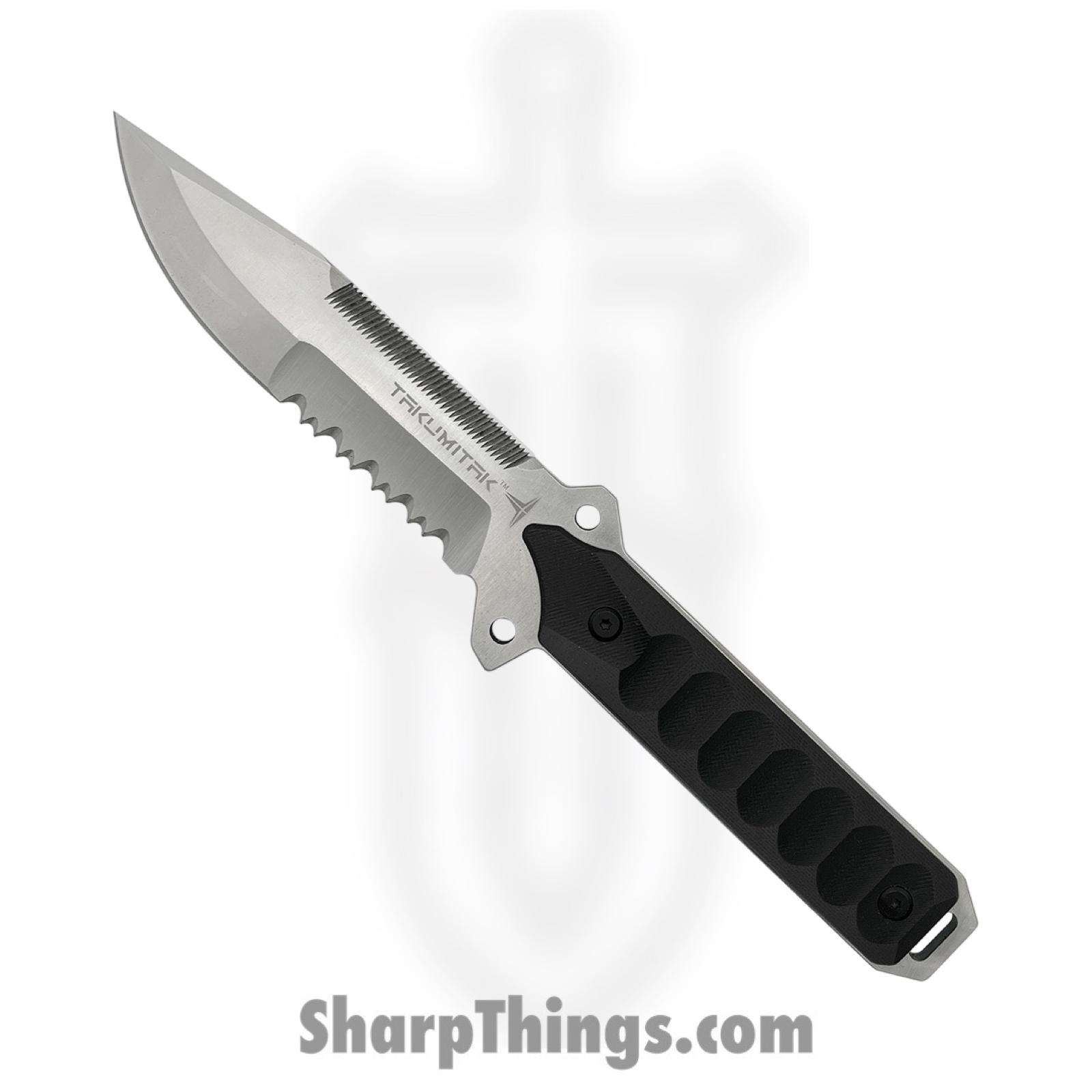 Takumitak - TKF213SL - Escort - Fixed Blade Knife - D2 Polished Drop Point - G10 - Black