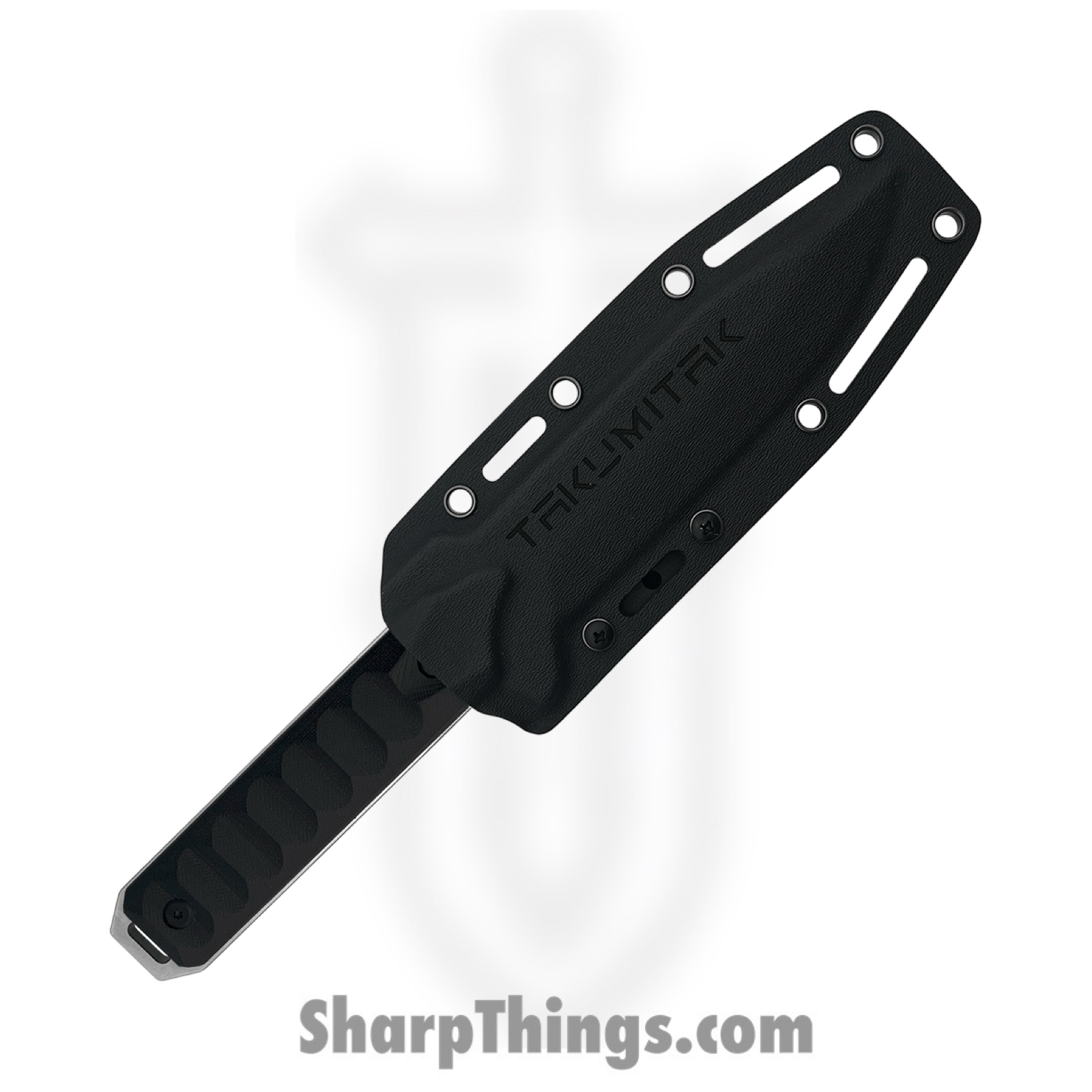Takumitak - TKF213SL - Escort - Fixed Blade Knife - D2 Polished Drop Point - G10 - Black - Image 3