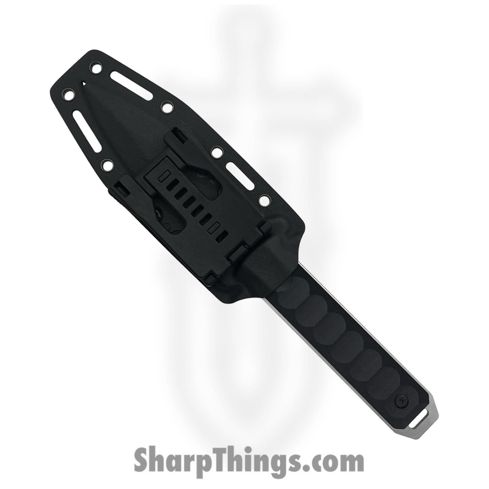 Takumitak - TKF214SL - Hitter - Fixed Blade Knife - D2 Polished Spear Point - G10 - Black - Image 4