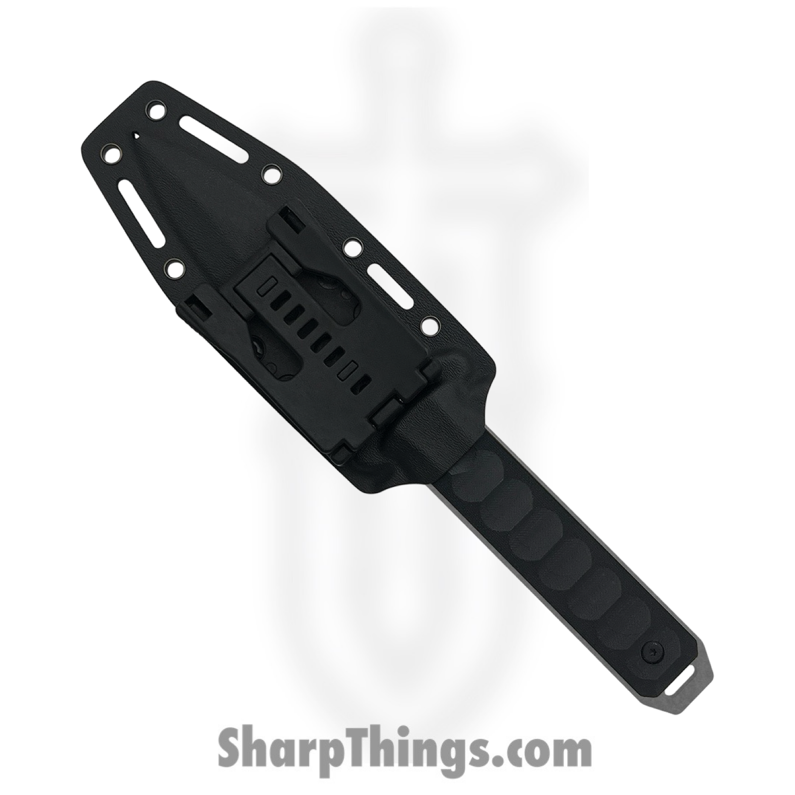 Takumitak - TKF214SW - Hitter - Fixed Blade Knife - D2 Stonewash Spear Point - G10 - Black - Image 4