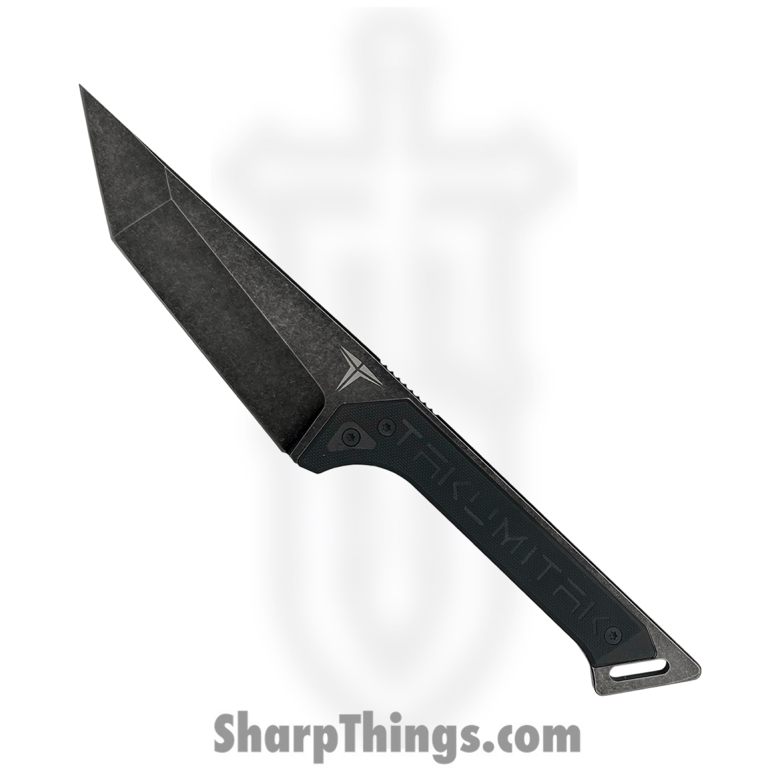 Takumitak - TKF215SW - Charge - Fixed Blade Knife - D2 Stonewash Tanto - G10 - Black