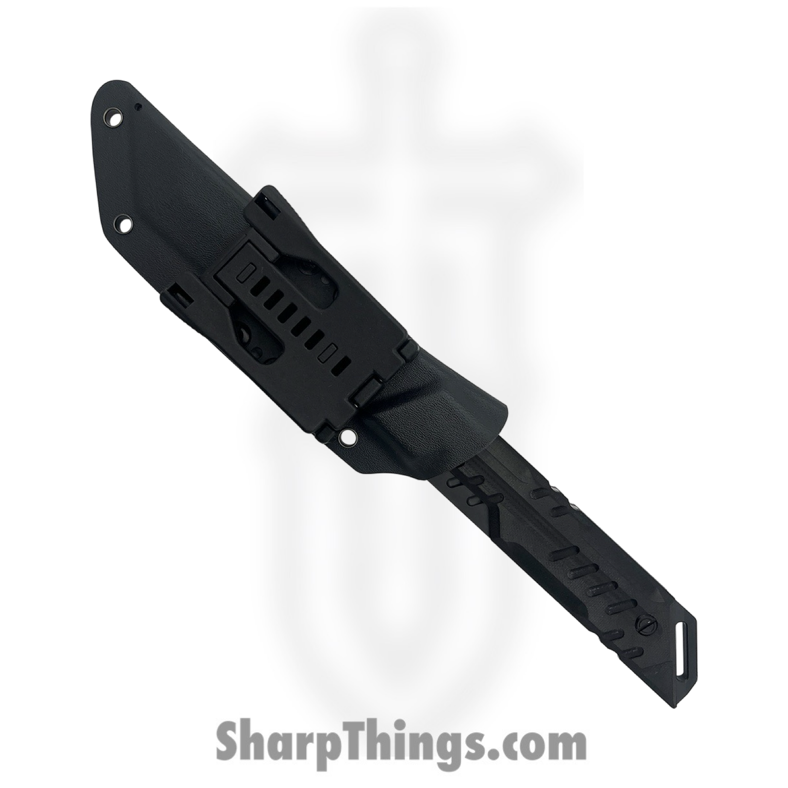 Takumitak - TKF216BK - Solution - Fixed Blade Knife - D2 Blackwash Tanto - G10 - Black - Image 4
