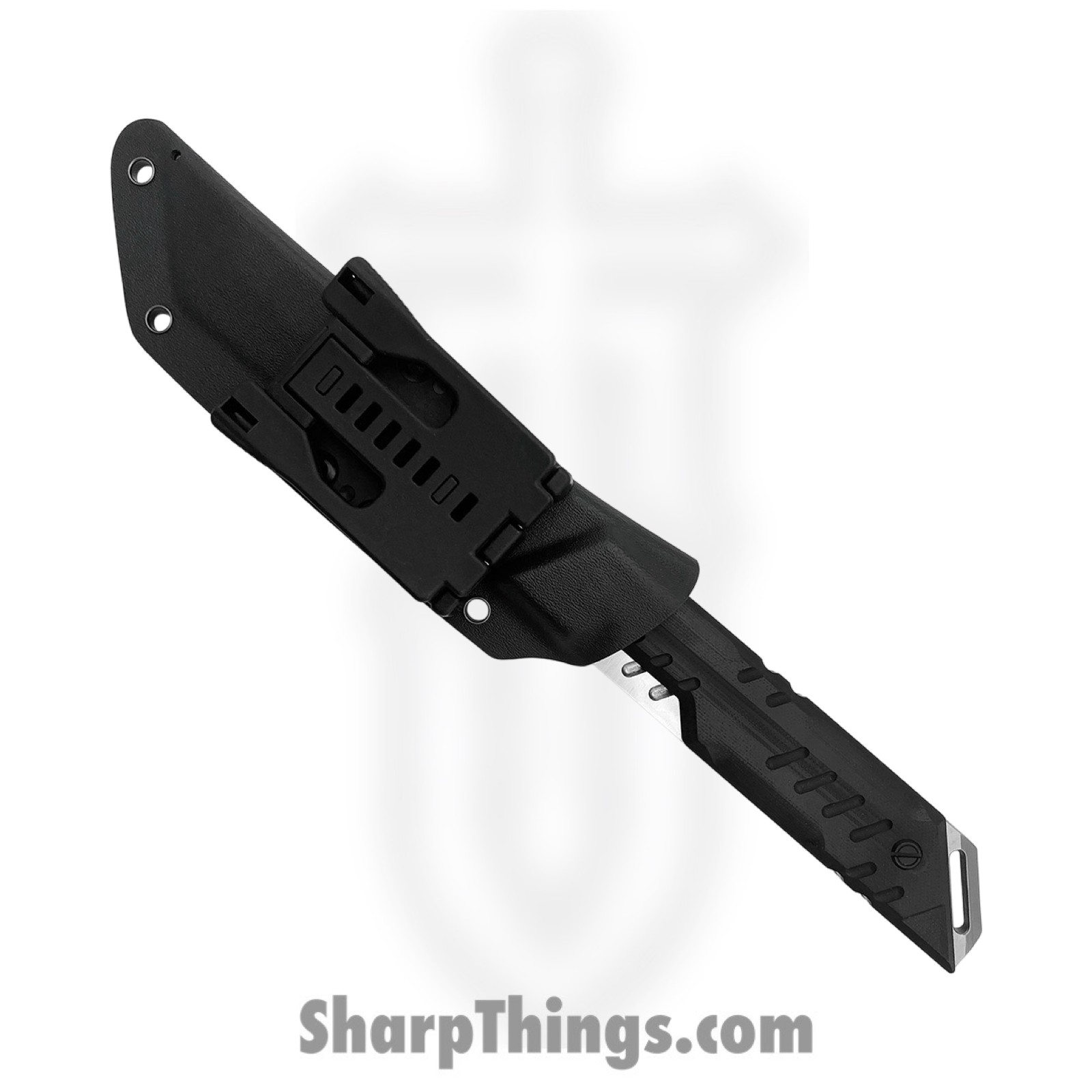 Takumitak - TKF216SL - Solution - Fixed Blade Knife - D2 Polished Tanto - G10 - Black - Image 4