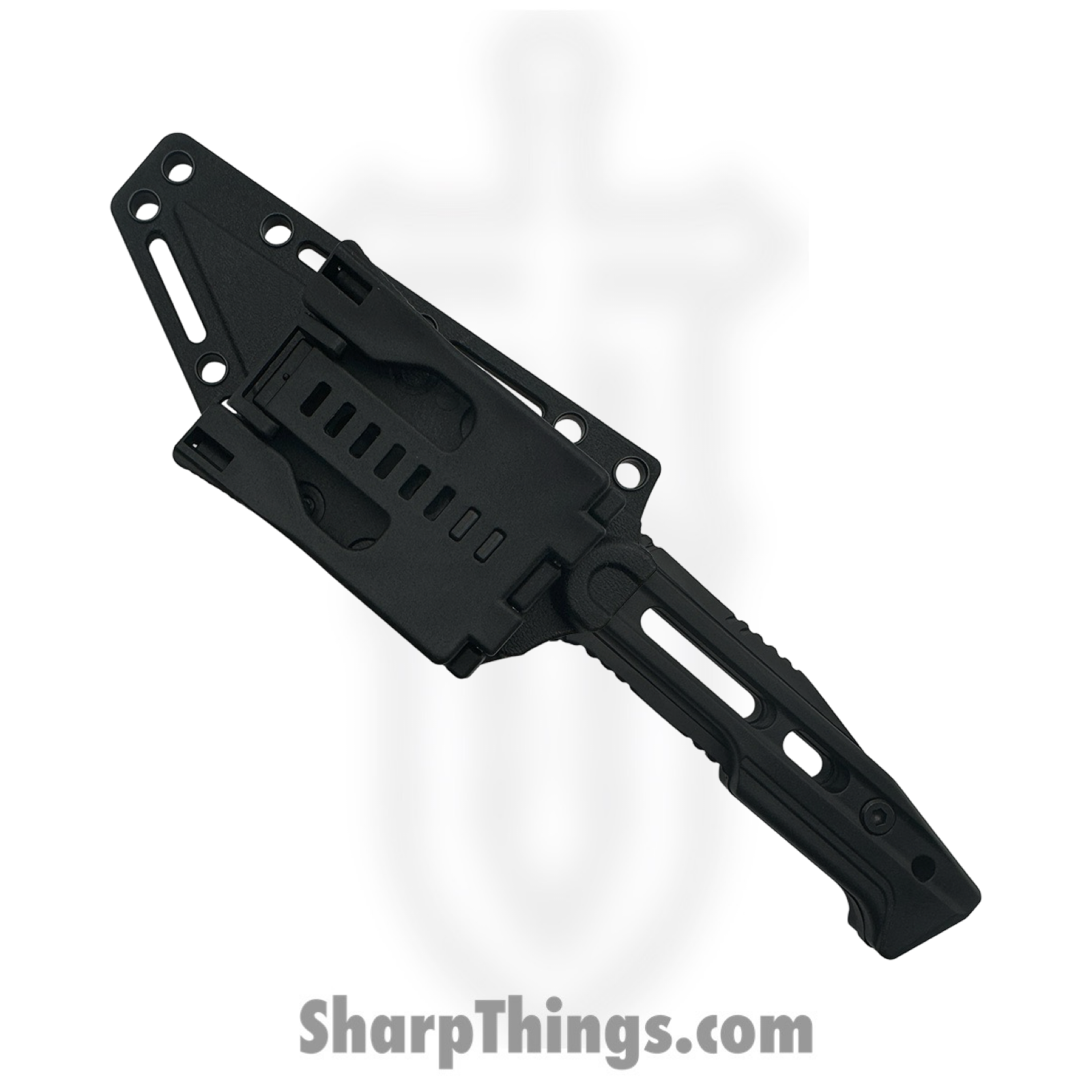 Takumitak - TKF301 - Heat - Fixed Blade Knife - 3Cr13 SS Coated Tanto - FRN - Black/ Coyote Tan - Image 4