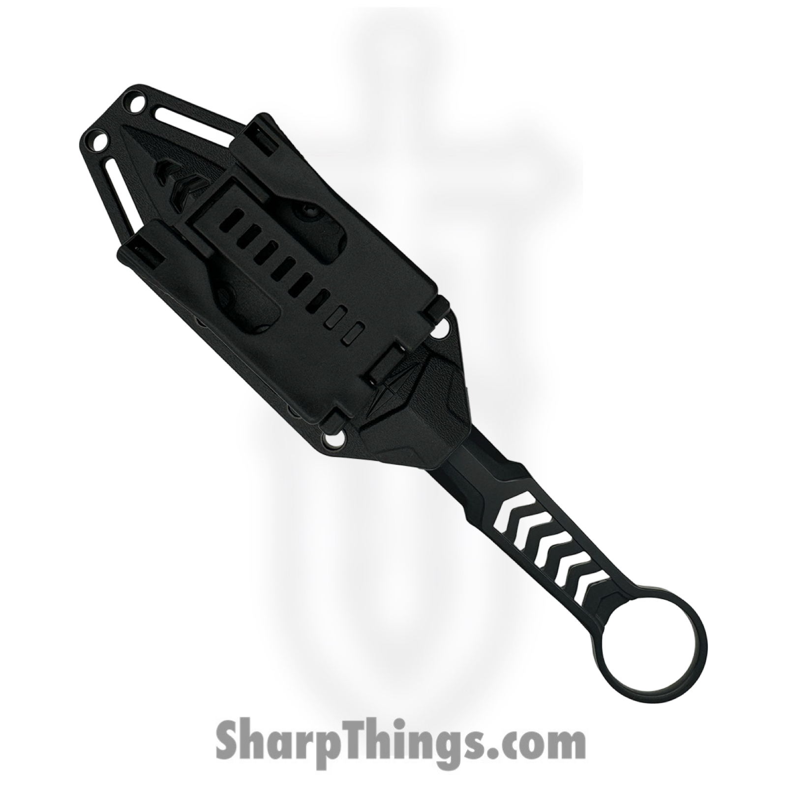 Takumitak - TKF302 - Missing Screw - Fixed Blade Knife - 3Cr13 SS Coated Spear Point - FRN - Black/ Coyote Tan - Image 4