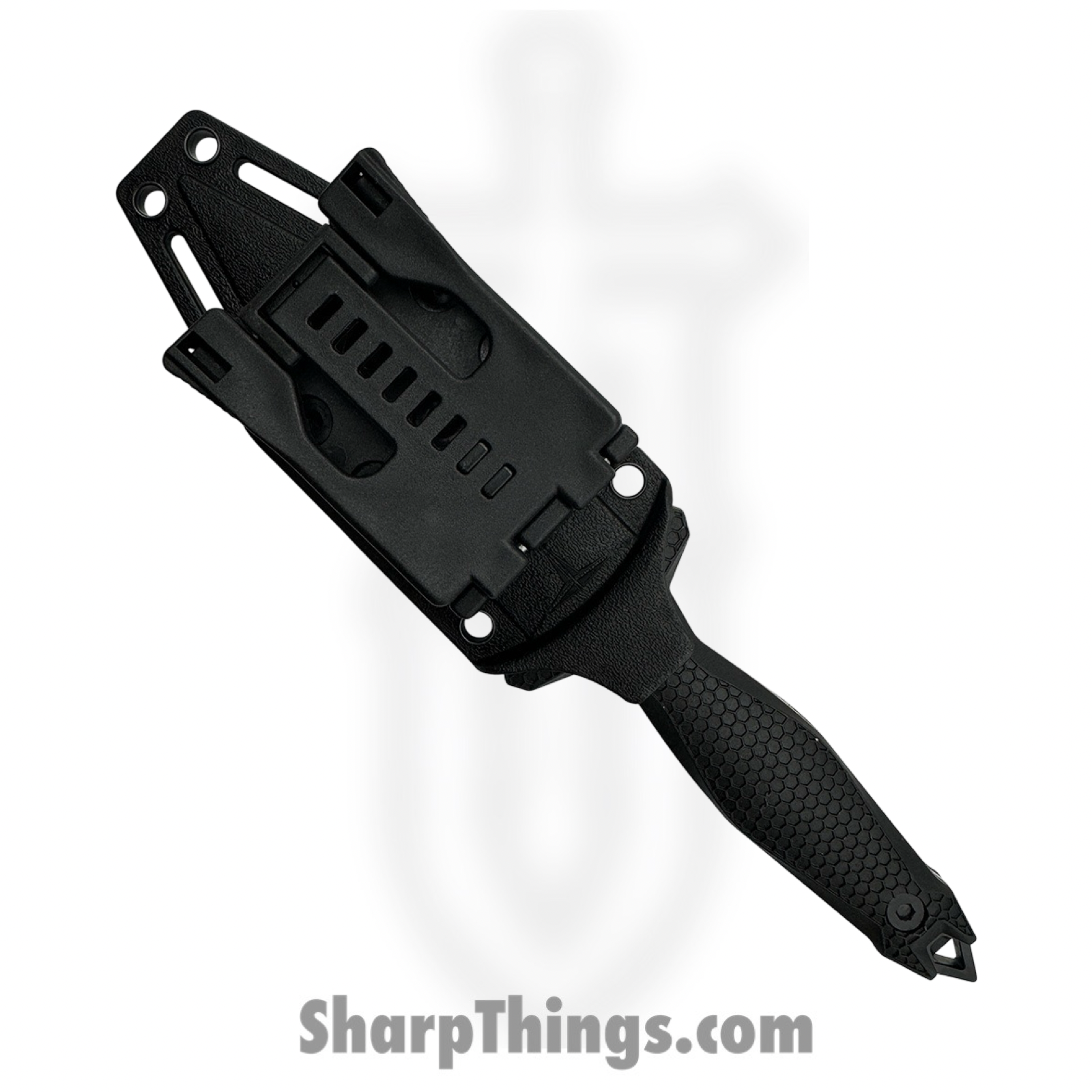Takumitak - TKF303 - Protector - Fixed Blade Knife - 3Cr13 SS Coated Spear Point - FRN - Black/ Coyote Tan - Image 4