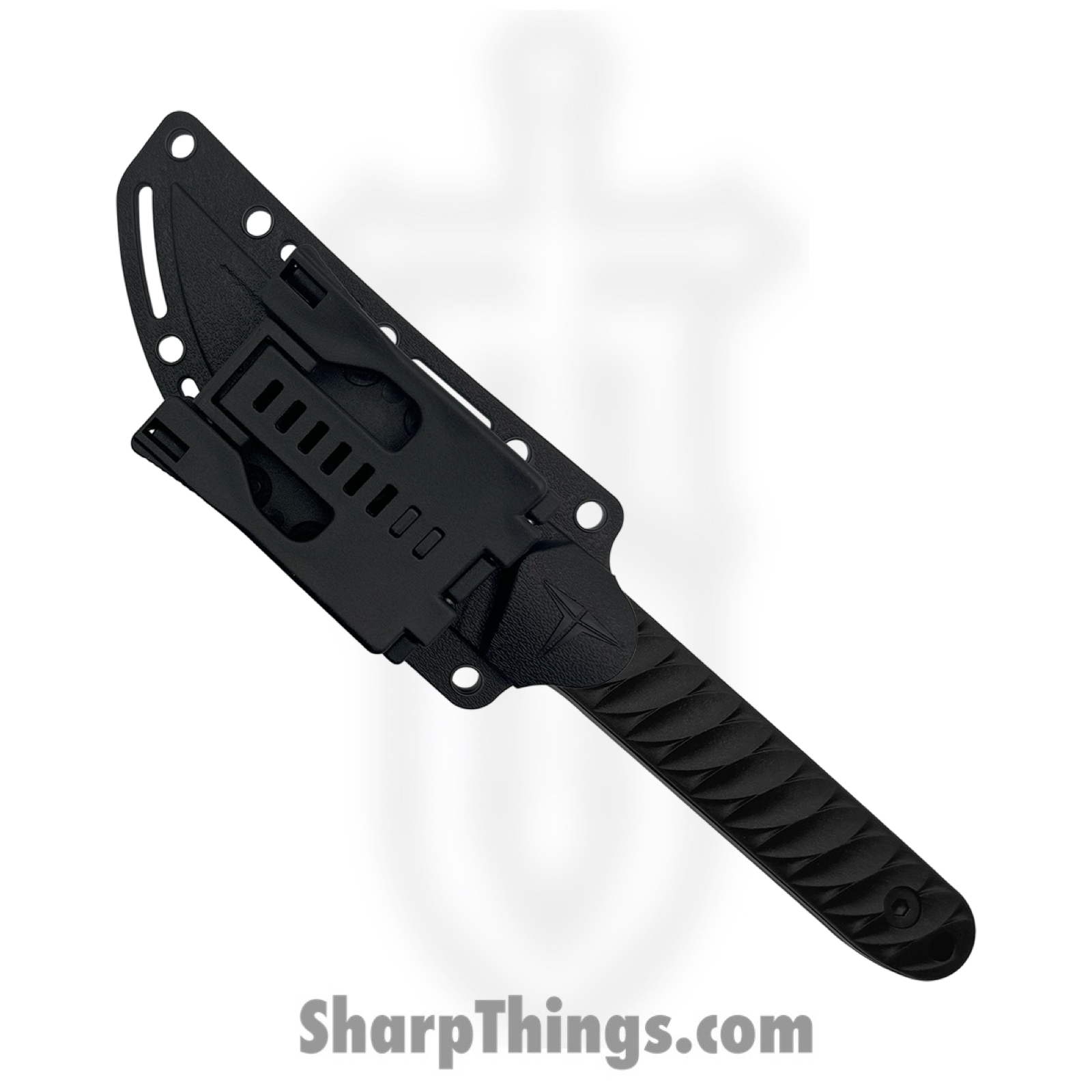 Takumitak - TKF313 - Ninja - Fixed Blade Knife - 3Cr13 SS Coated Trailing Point - FRN - Black/ Coyote Tan - Image 4