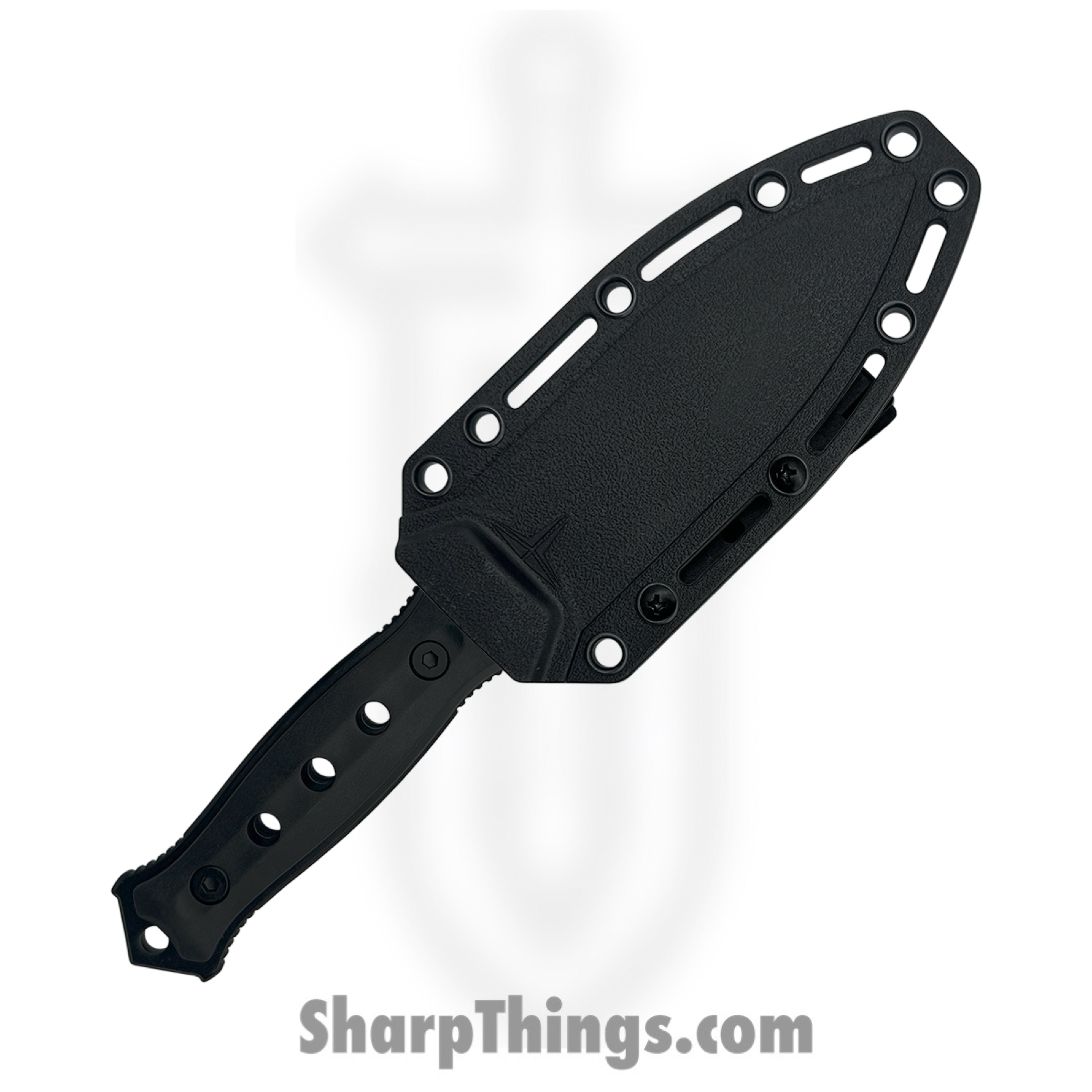 Takumitak - TKF316 - Unrestricted - Fixed Blade Knife - 3Cr13 SS Coated Spear Point - FRN - Black/ Coyote Tan - Image 3