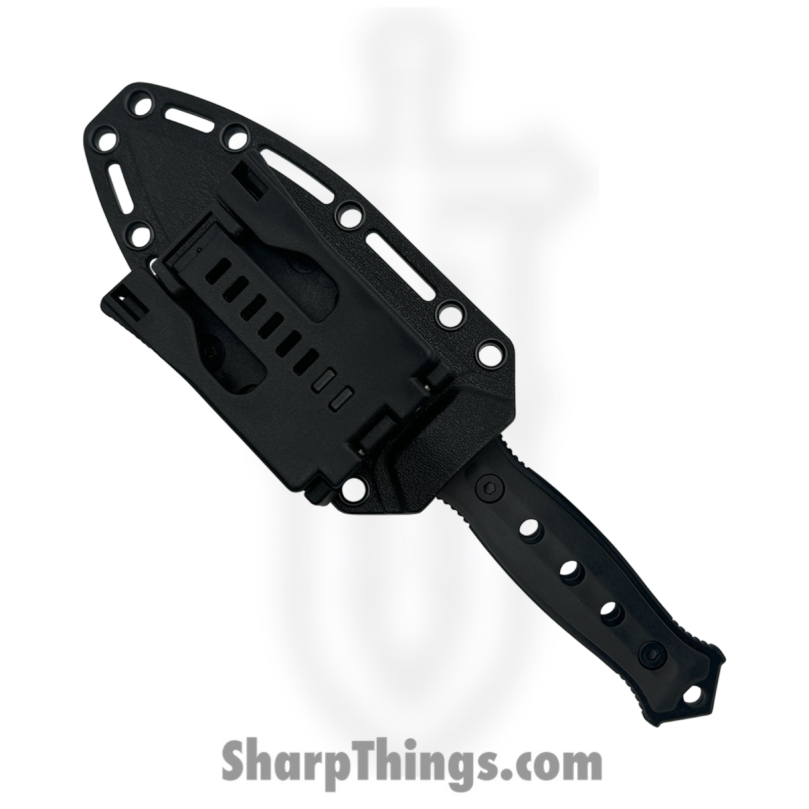Takumitak - TKF316 - Unrestricted - Fixed Blade Knife - 3Cr13 SS Coated Spear Point - FRN - Black/ Coyote Tan - Image 4