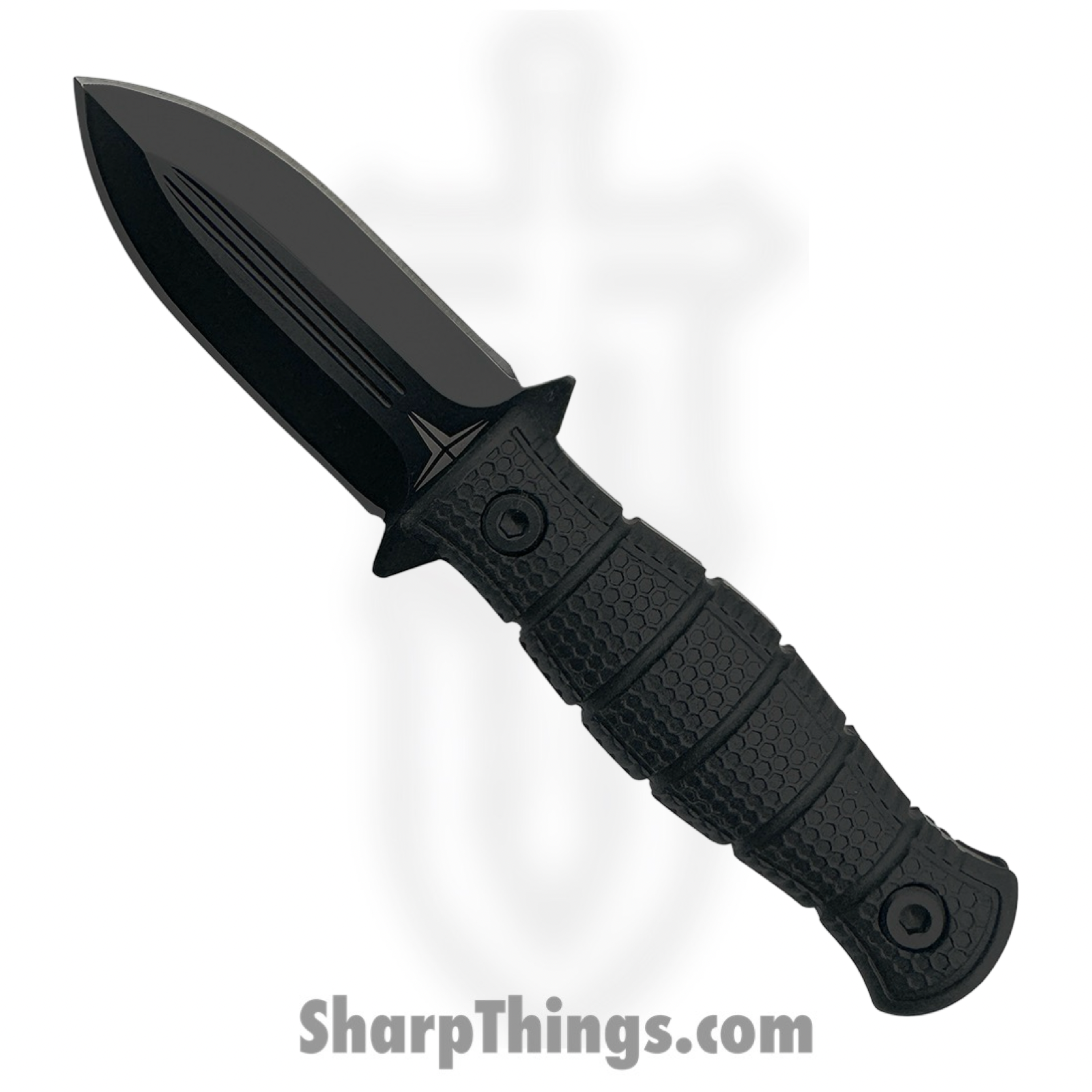 Takumitak - TKF3S04 - Little Buddy - Fixed Blade Knife - 3Cr13 SS Coated Spear Point - FRN - Black/ Coyote Tan