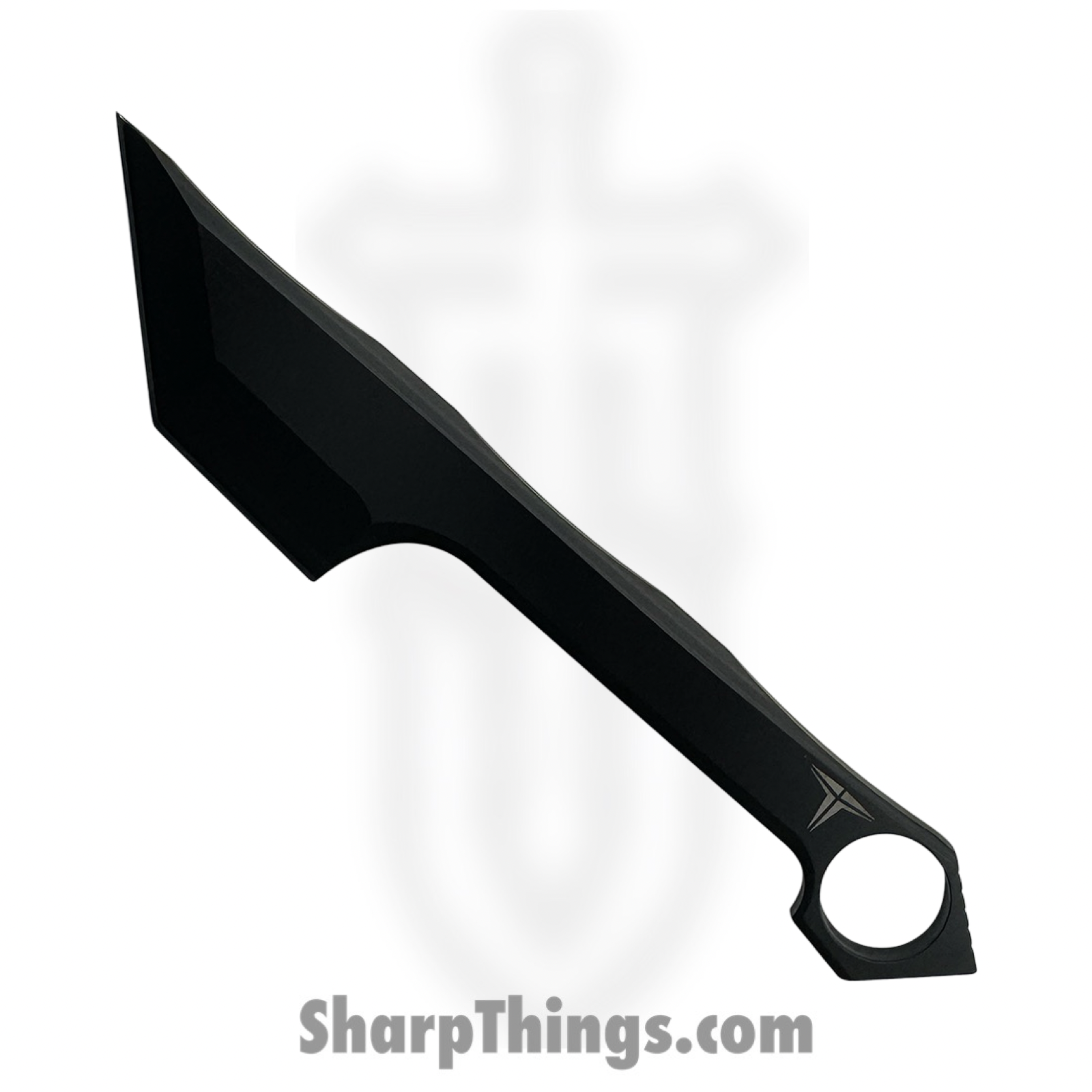 Takumitak - TKF3S08 - Hammerhead - Fixed Blade Knife - 3Cr13 SS Coated Straight Back - FRN - Black/ Coyote Tan