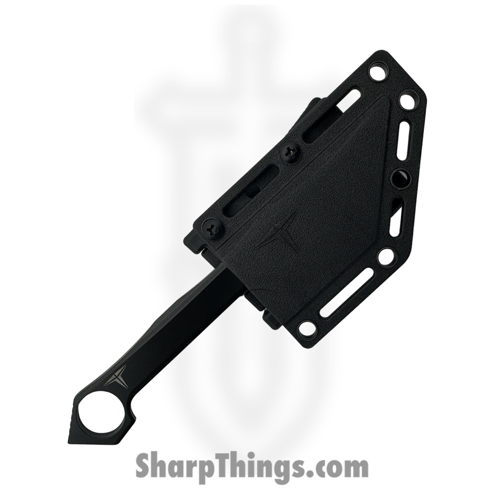 Takumitak - TKF3S08 - Hammerhead - Fixed Blade Knife - 3Cr13 SS Coated Straight Back - FRN - Black/ Coyote Tan - Image 3