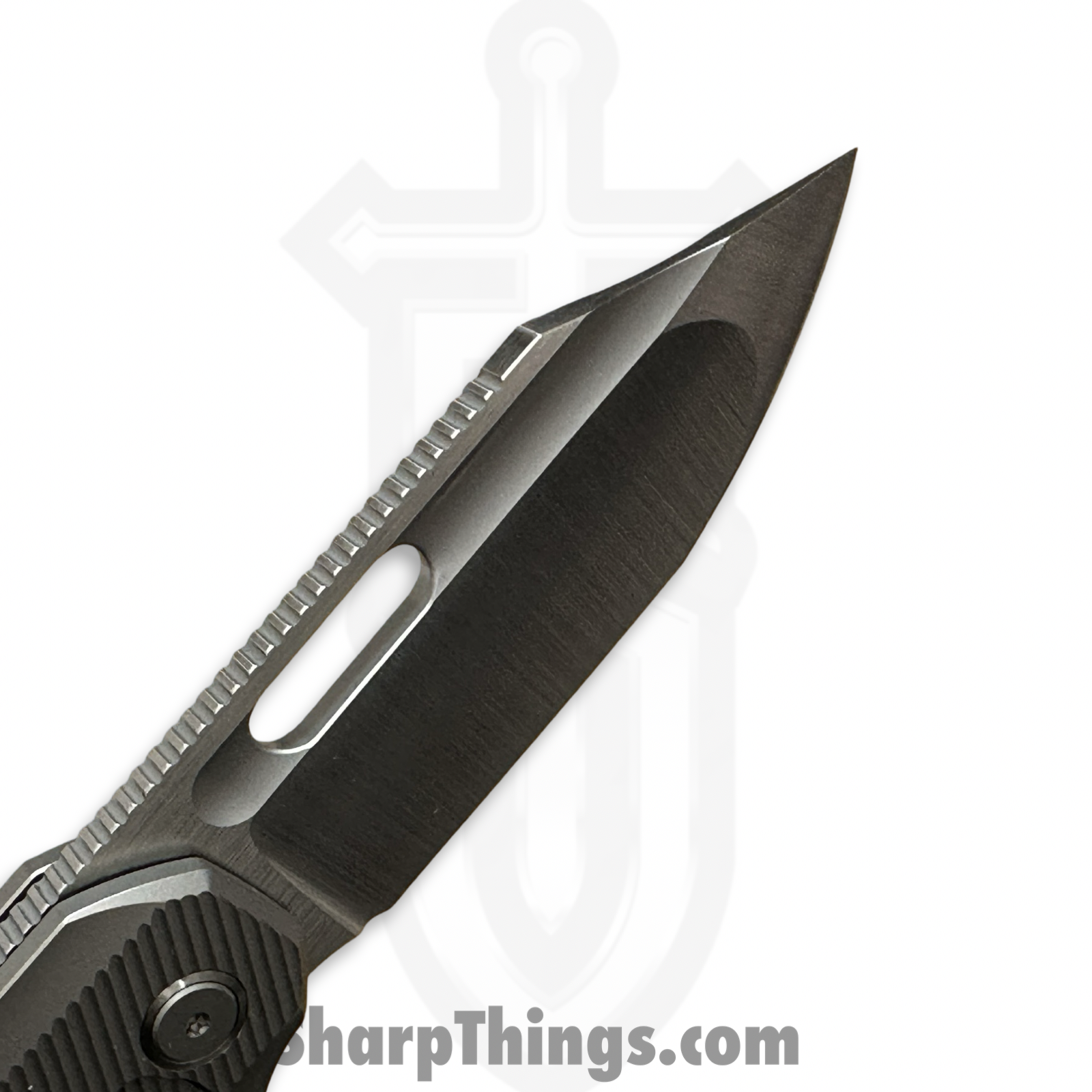 EMPEDC - EMP-REL-SA-BST - Relative Framelock - Folding Knife - CPM MagnaCut Satin Bowie - Titanium - Natural - Image 5