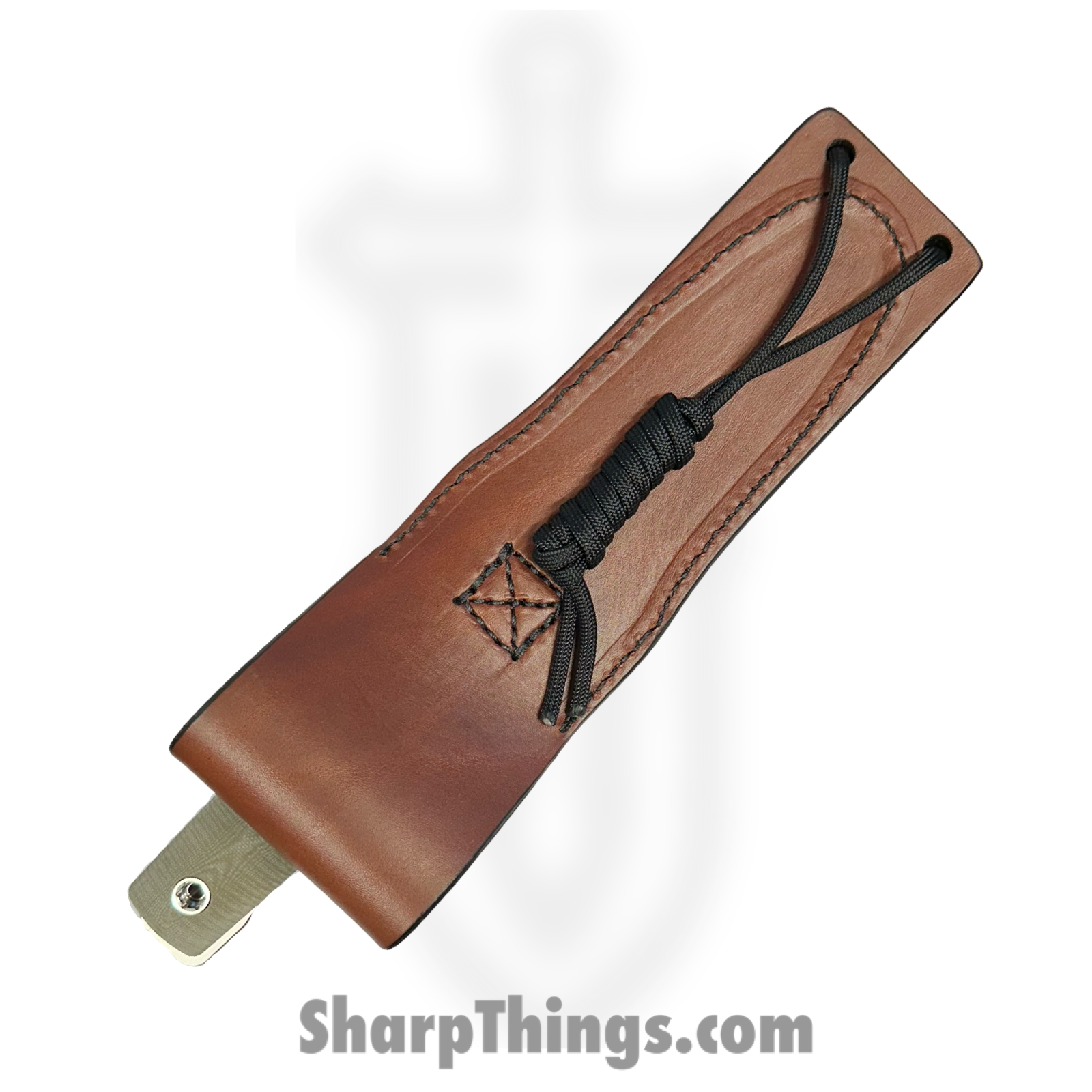 Medford Knife and Tool - MK1203TQ-10LE-SPQ3-Q4 - The San PS - Fixed Blade Knife - 3V Tumbled Drop Point - G10 - OD Green - Image 4
