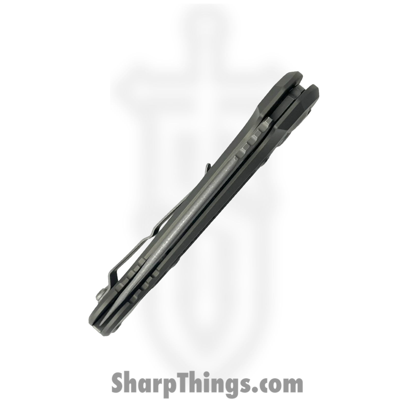 Microtech - 1135-10APNC - L.U.D.T. Gen III - Automatic Knife - M390MK Apocalyptic Drop Point - 6061-T6 Aluminum with Traction Inlays - Natural - Image 5