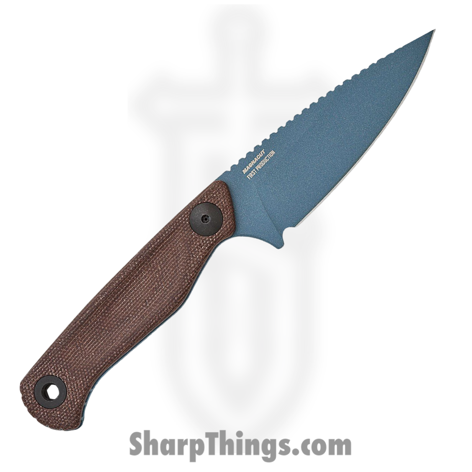 Benchmade - 203BT-01 - Dacian - Fixed Blade Knife - CPM MagnaCut Coated Spear Point - Canvas Micarta - Brown - Image 2