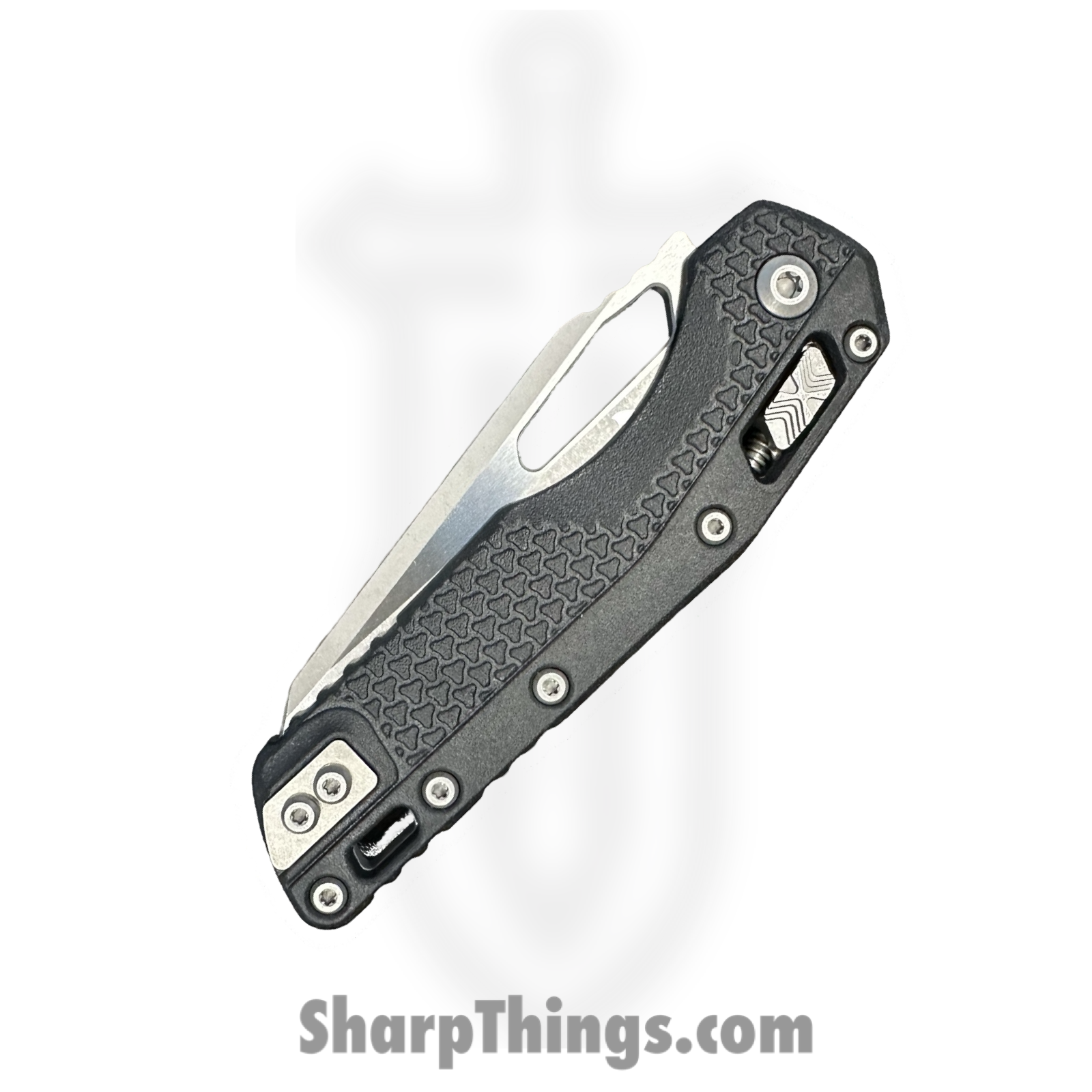 Microtech - 210T-10APPMBK30 - MSI Tri-Grip 30th Anniversary - Folding Knife - M390MK Apocalyptic Sheepsfoot - Polymer - Black - Image 3