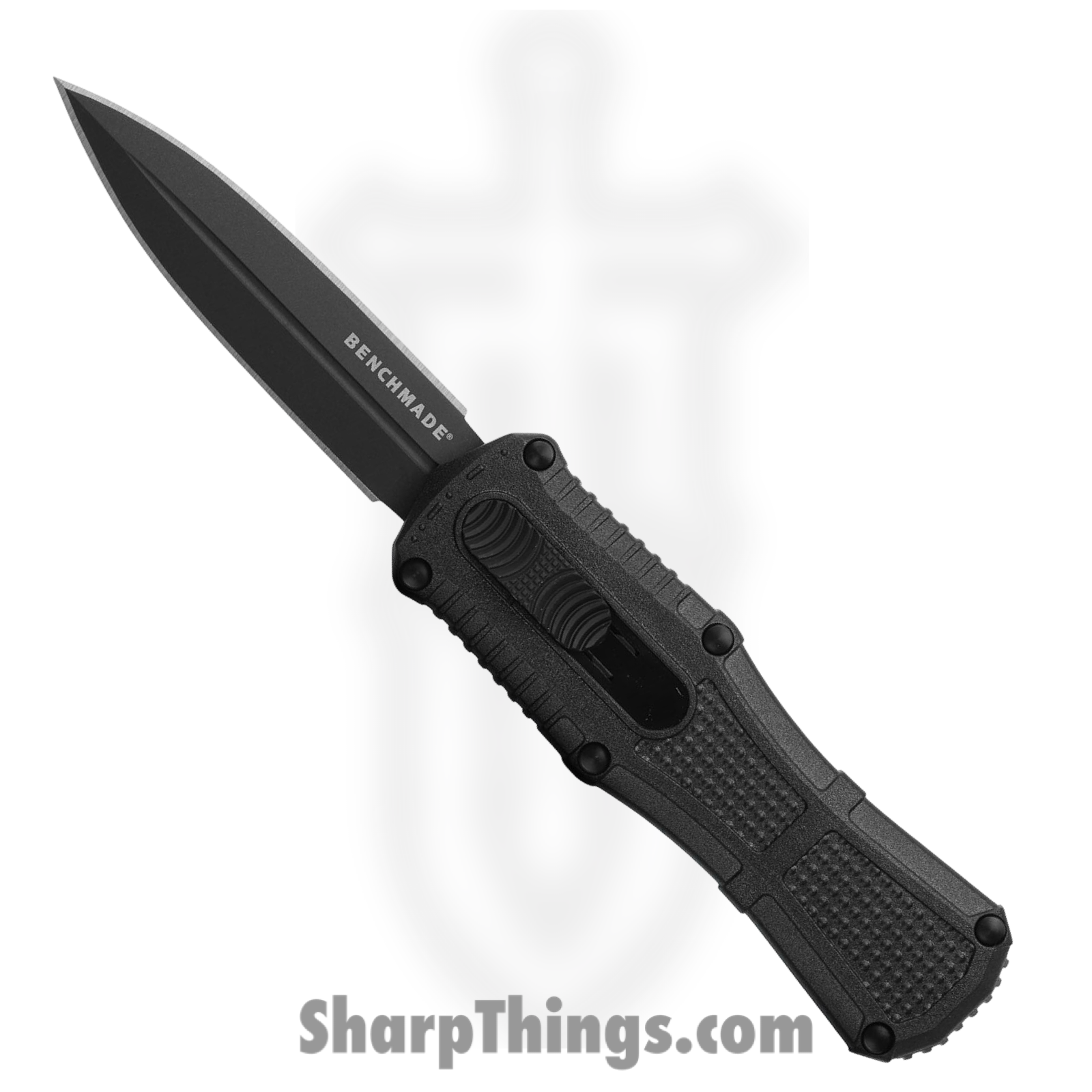 Benchmade - 3375GY - Mini Claymore - OTF Auto - D2 Coated Dagger - Grivory - Black