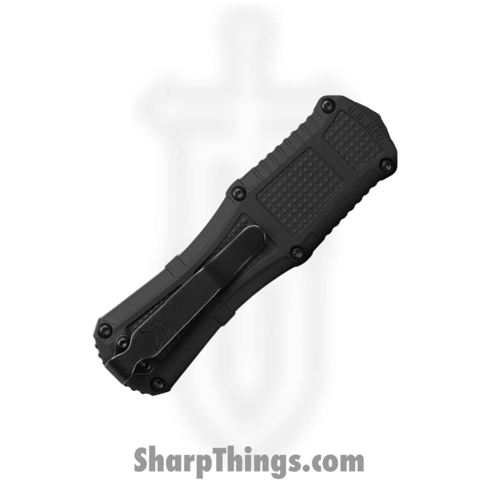 Benchmade - 3375GY - Mini Claymore - OTF Auto - D2 Coated Dagger - Grivory - Black - Image 4