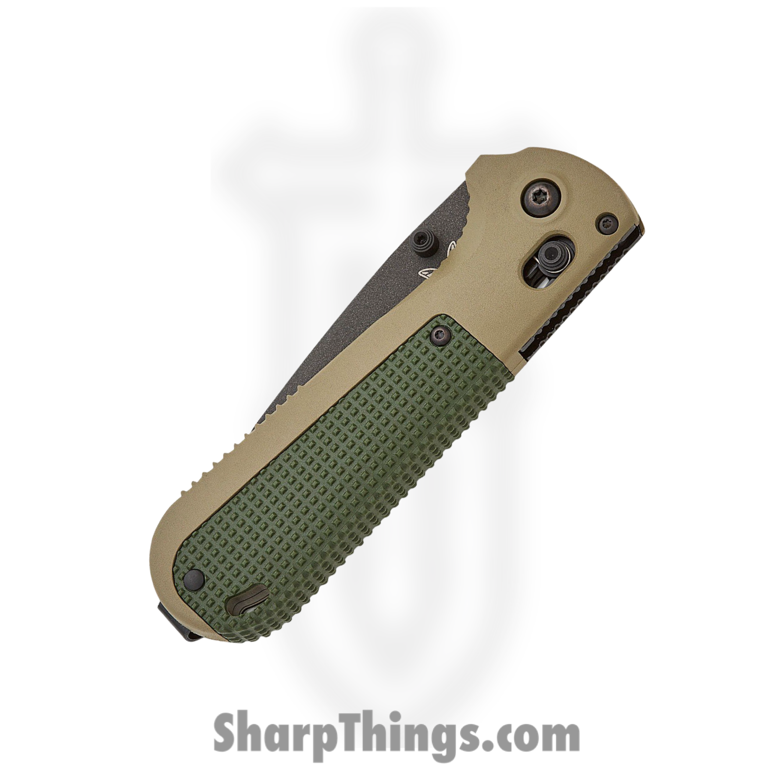 Benchmade - 431BK-1 - Redoubt - Folding Knife - D2 Coated Tanto - Grivory - Ranger Green - Image 3