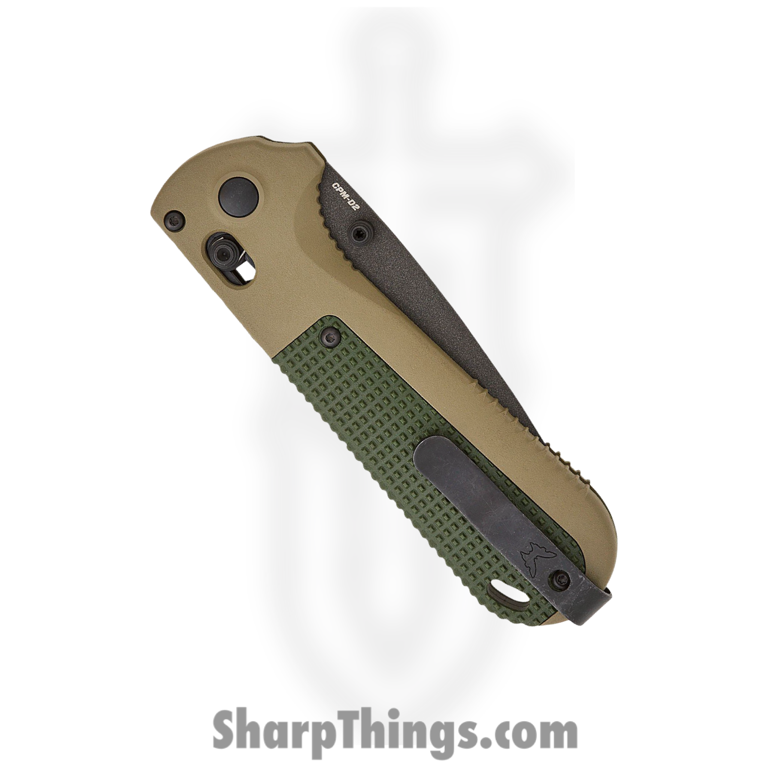 Benchmade - 431BK-1 - Redoubt - Folding Knife - D2 Coated Tanto - Grivory - Ranger Green - Image 4
