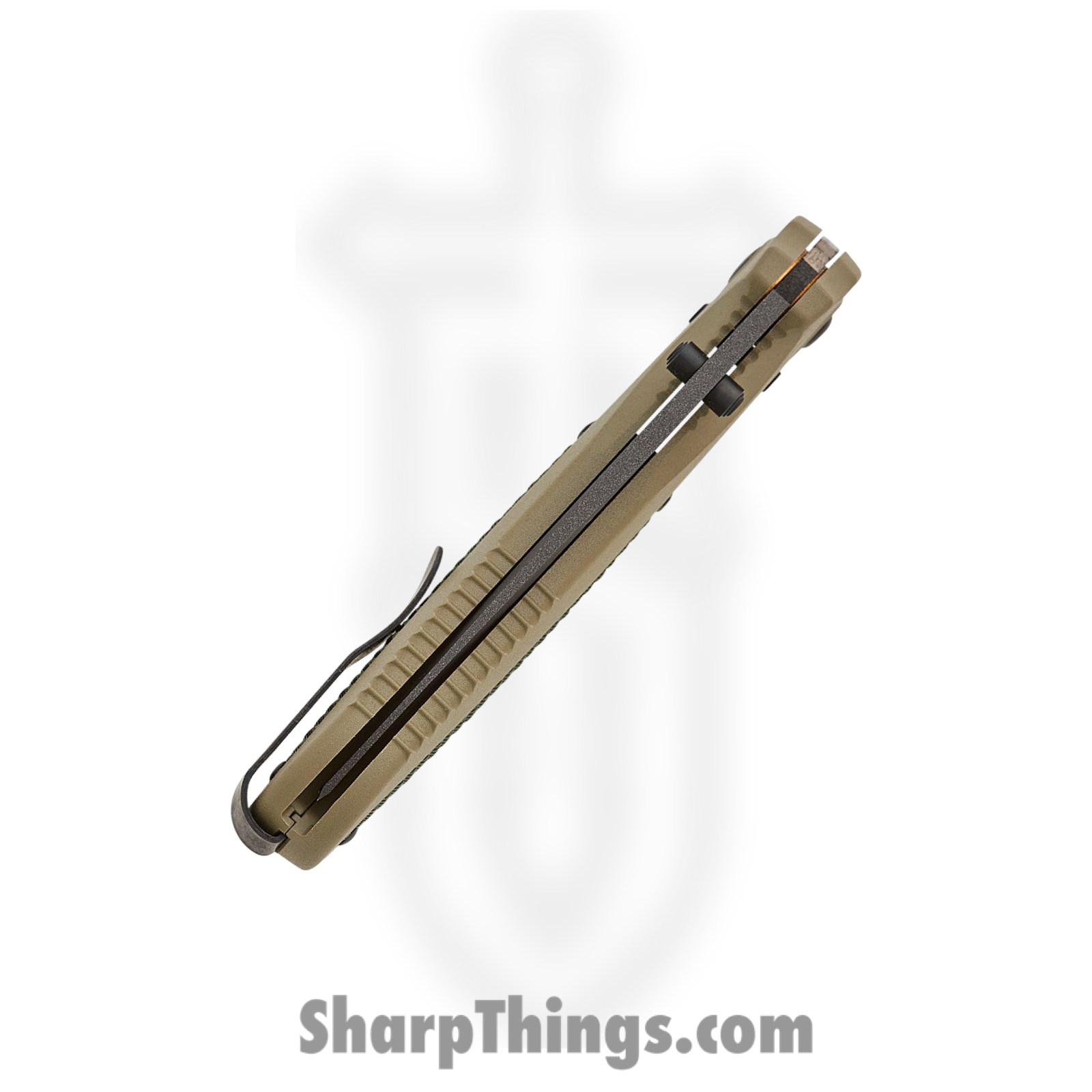 Benchmade - 431SBK-1 - Redoubt - Folding Knife - D2 Coated Tanto P/S - Grivory - Ranger Green - Image 5