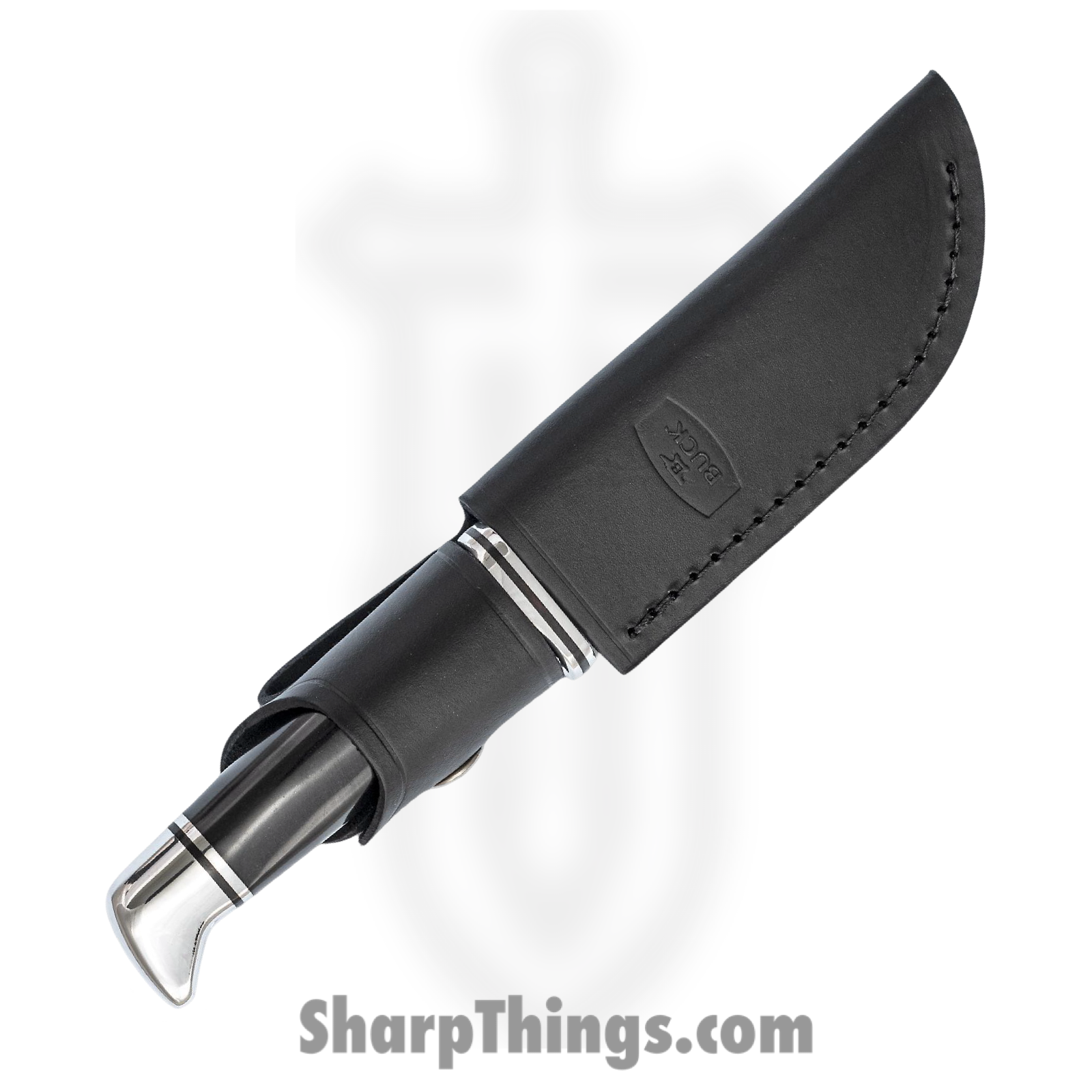 Buck - BU103 - Skinner - Fixed Blade Knife - 420 HC Satin Clip Point - Phenolic - Black Silver - Image 3