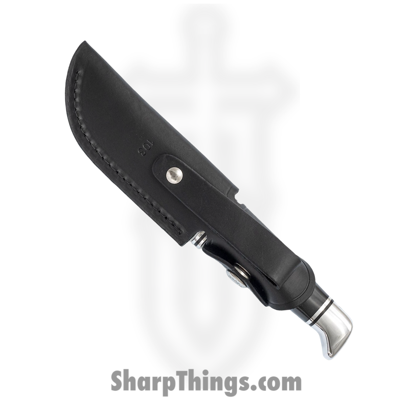 Buck - BU103 - Skinner - Fixed Blade Knife - 420 HC Satin Clip Point - Phenolic - Black Silver - Image 4