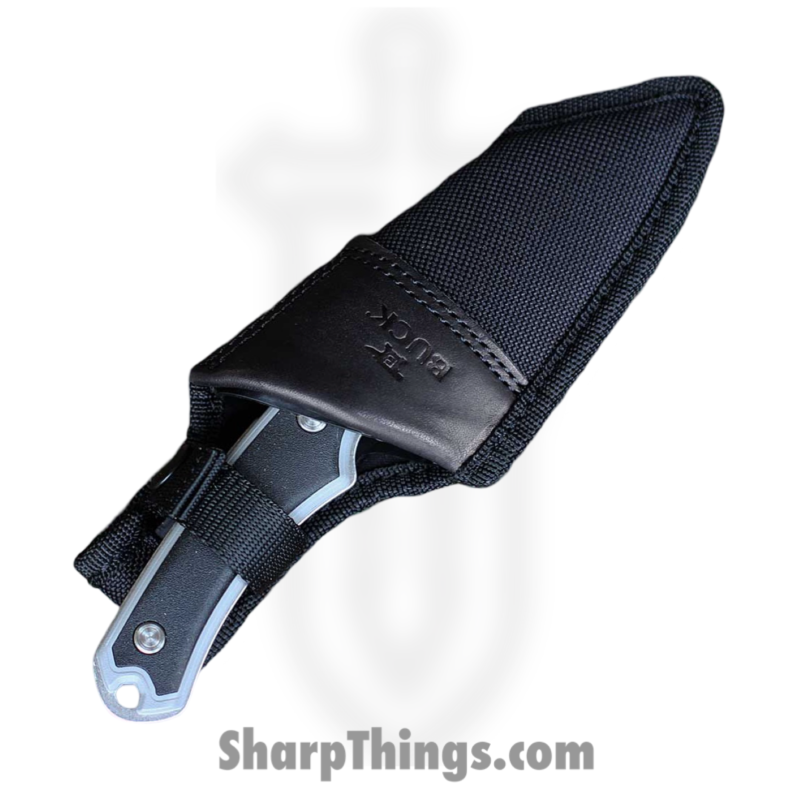 Buck - BU664GYS - Alpha Hunter Select - Fixed Blade Knife - 420 HC Stonewash Drop Point - GFN - Black Gray - Image 3