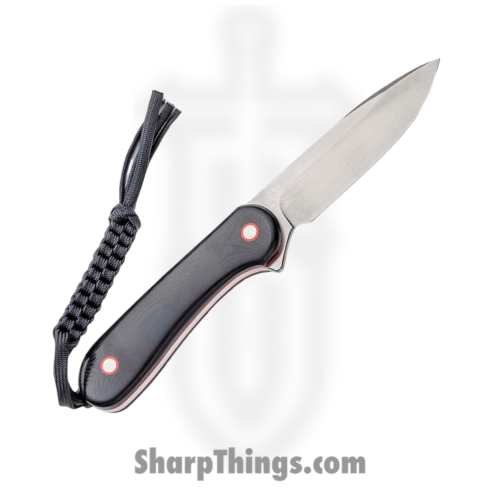 Civivi - CIVC2104A - Elementum - Fixed Blade Knife - 10Cr15CoMoV Satin Drop Point - G10 - Black - Image 2
