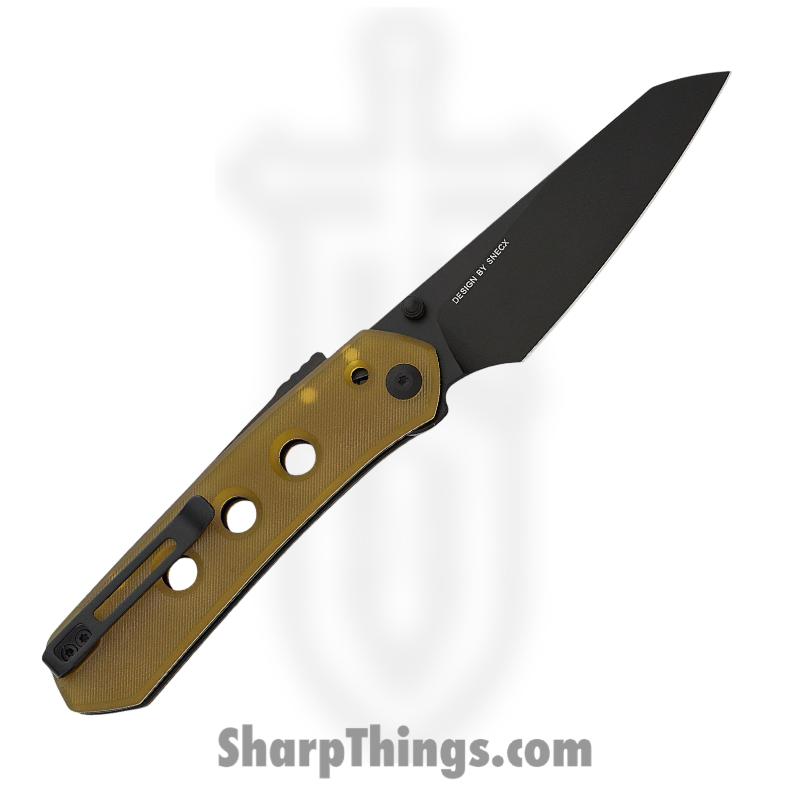 Civivi - CIVC220366 - Vision FG - Folding Knife - Nitro-V Coated Reverse Tanto - Blasted Ultem - Ultem - Image 2