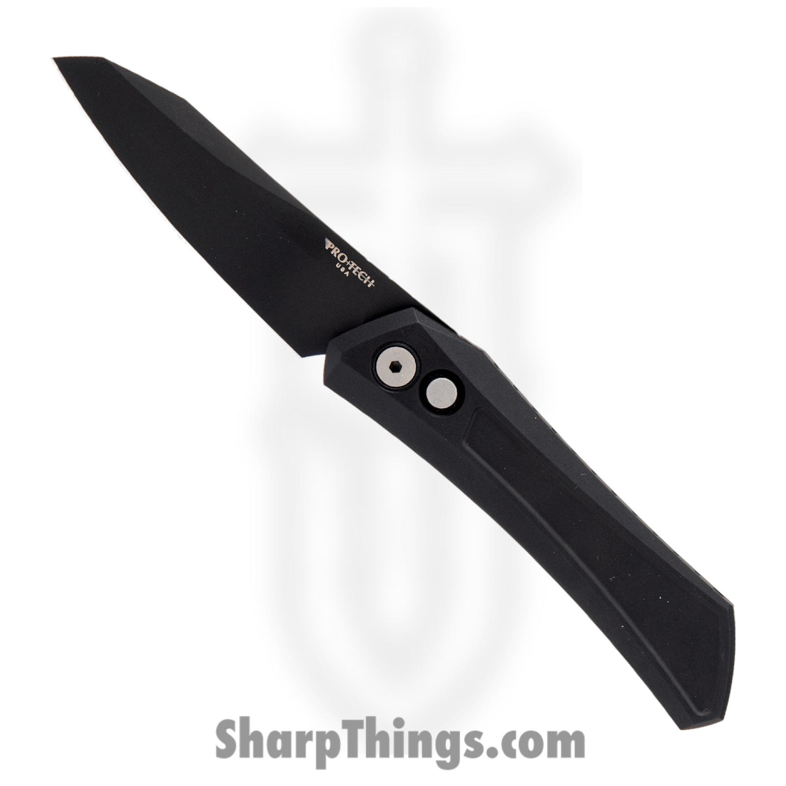 ProTech - DS103 - Oligarch - Automatic Knife - CPM MagnaCut Black Reverse Tanto - 6061-T6 Aluminum - Black