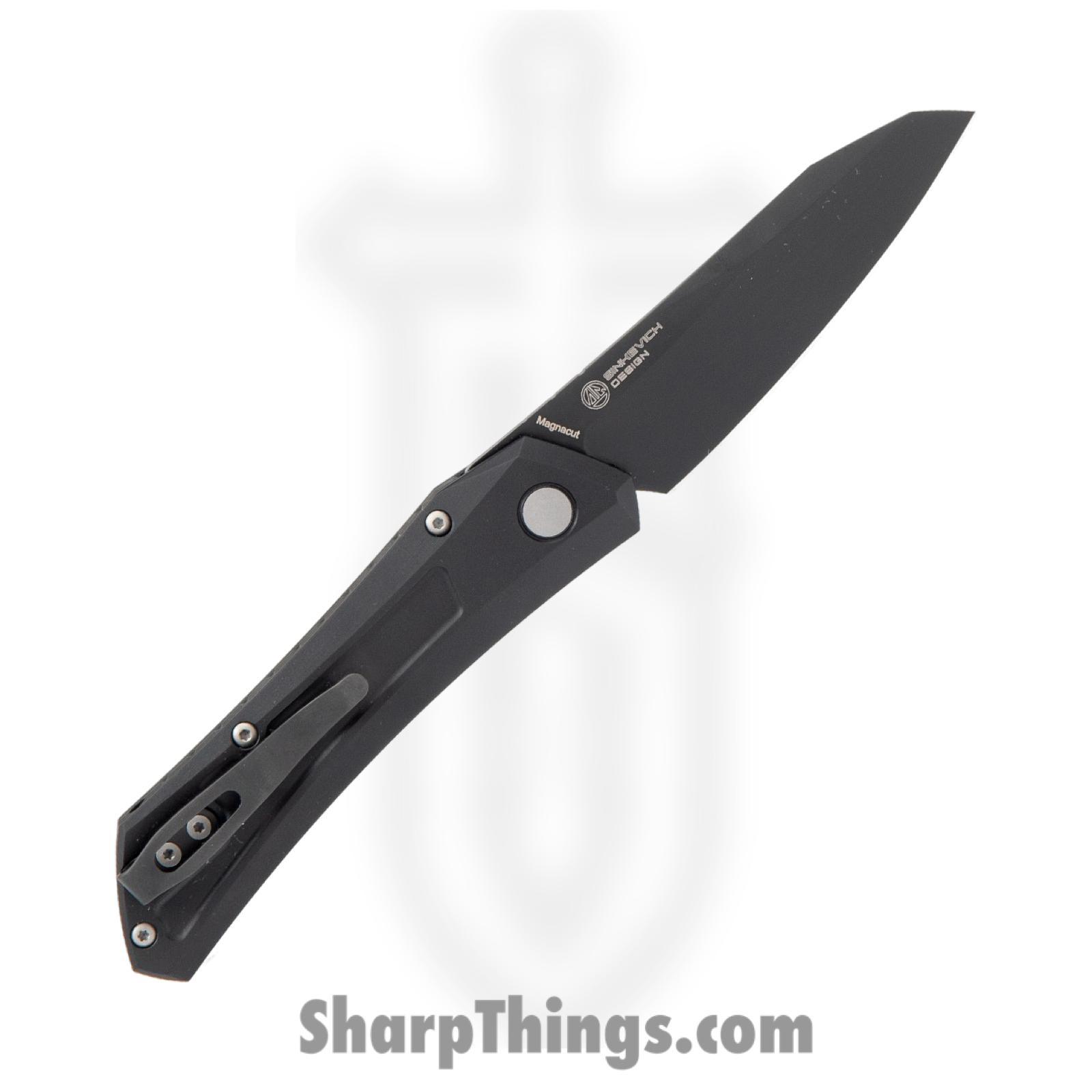 ProTech - DS103 - Oligarch - Automatic Knife - CPM MagnaCut Black Reverse Tanto - 6061-T6 Aluminum - Black - Image 2