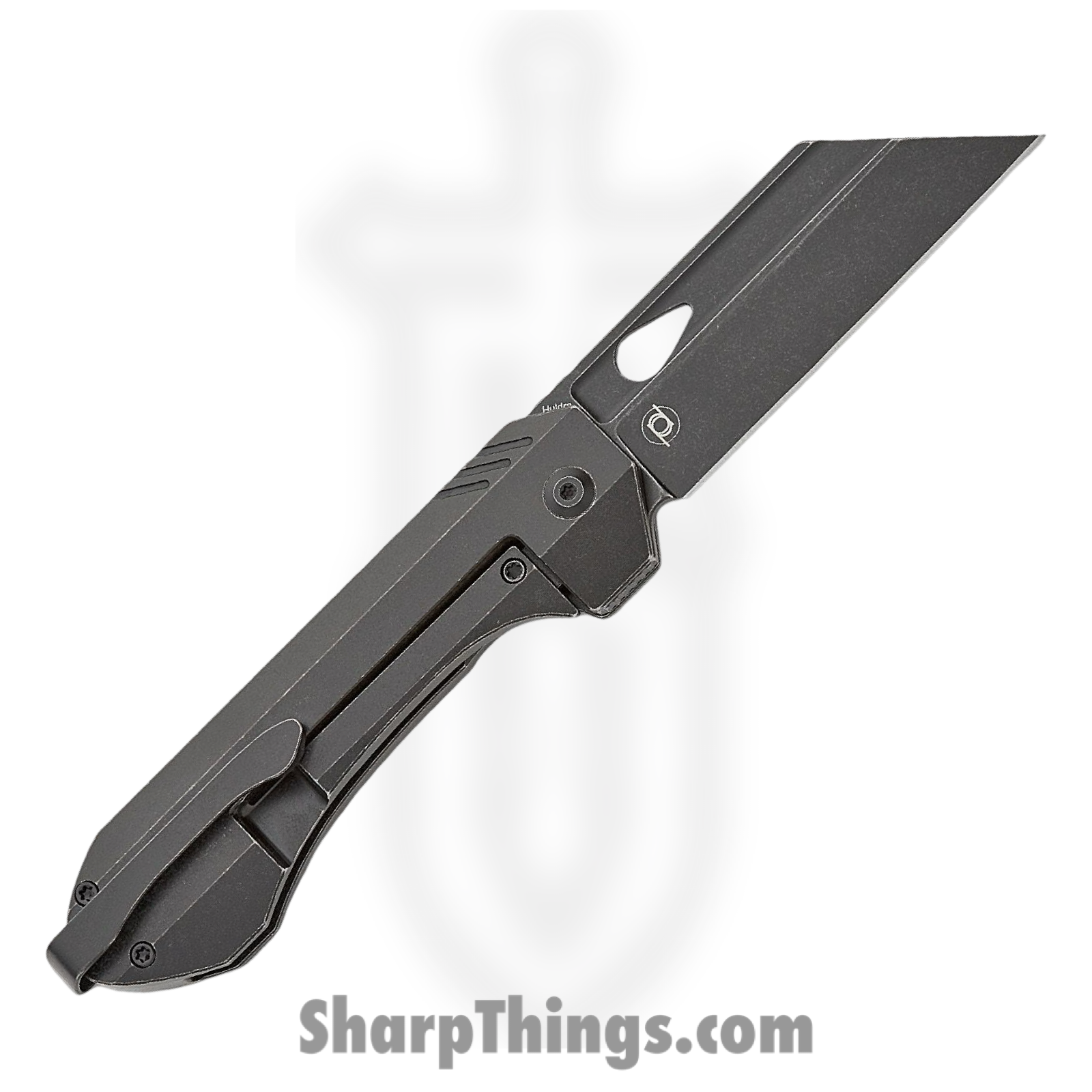 Kizer Cutlery - KI3665A1 - Huldra - Folding Knife - CPM S35VN Coated Reverse Tanto - Titanium - Black - Image 2
