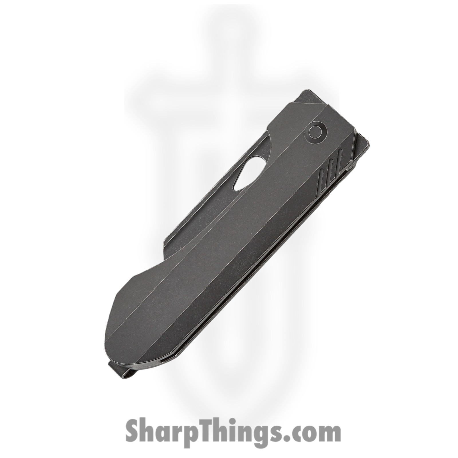 Kizer Cutlery - KI3665A1 - Huldra - Folding Knife - CPM S35VN Coated Reverse Tanto - Titanium - Black - Image 3