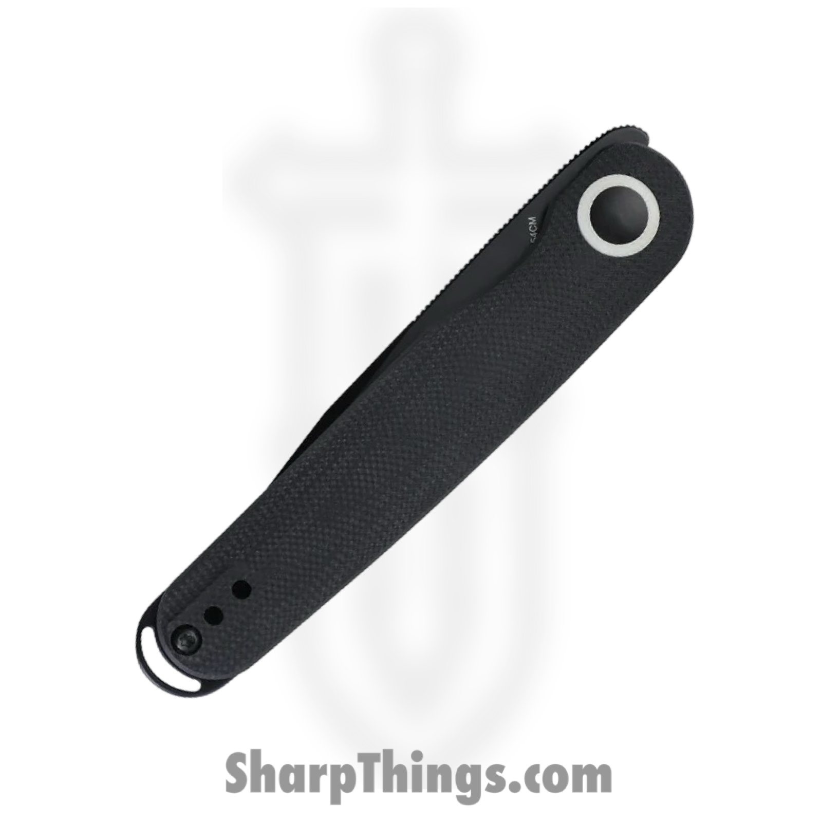 Kizer Cutlery - KIV3604C2 - Squidward - Folding Knife - 154CM Satin Clip Point - G10 - Black - Image 4