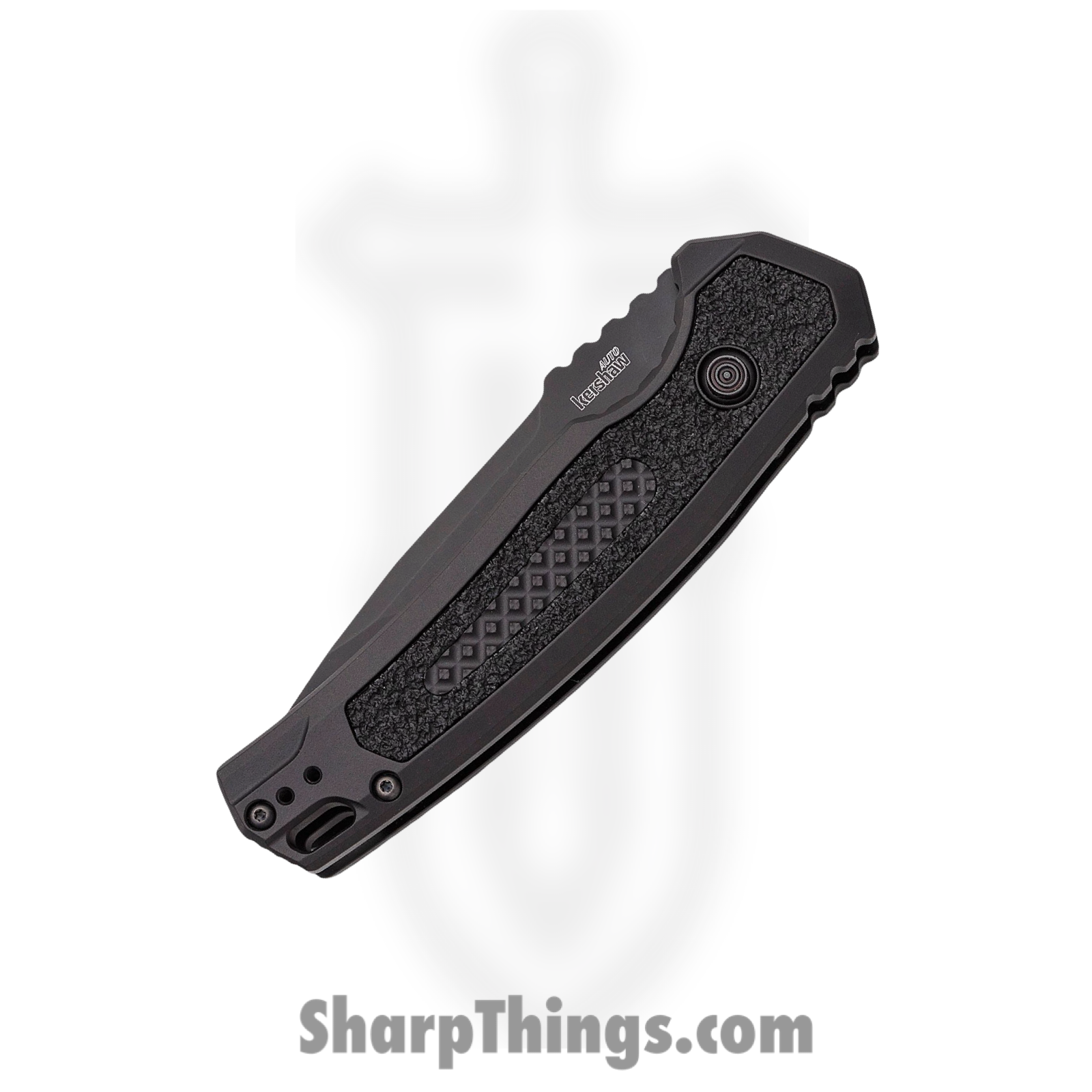 Kershaw - KS7105 - Launch 16 - Automatic Knife - CPM M4 Coated Tanto - 6061-T6 Aluminum Trac Tec Inserts - Black - Image 5