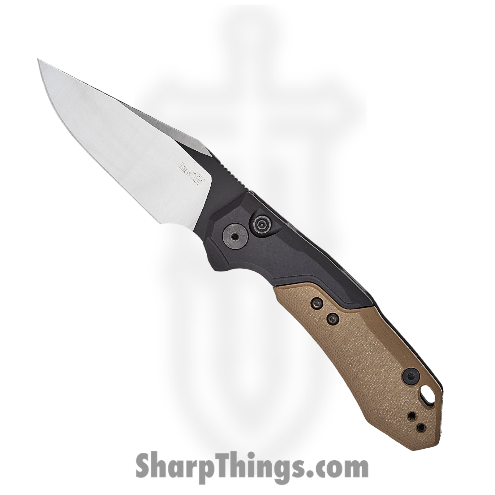 Kershaw - KS7851 - Launch 19 - Automatic Knife - CPM 154 Two Tone Clip Point - 6061-T6 Aluminum G10 - Black Brown