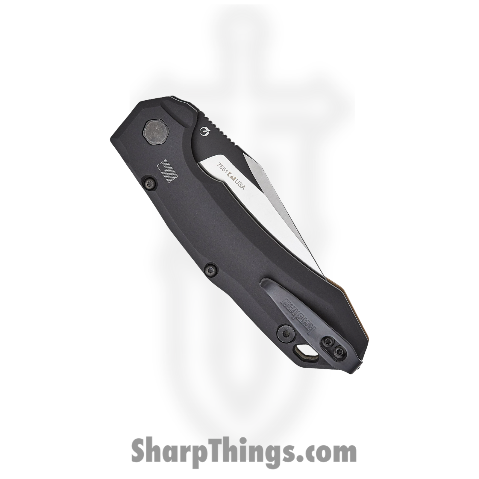 Kershaw - KS7851 - Launch 19 - Automatic Knife - CPM 154 Two Tone Clip Point - 6061-T6 Aluminum G10 - Black Brown - Image 4