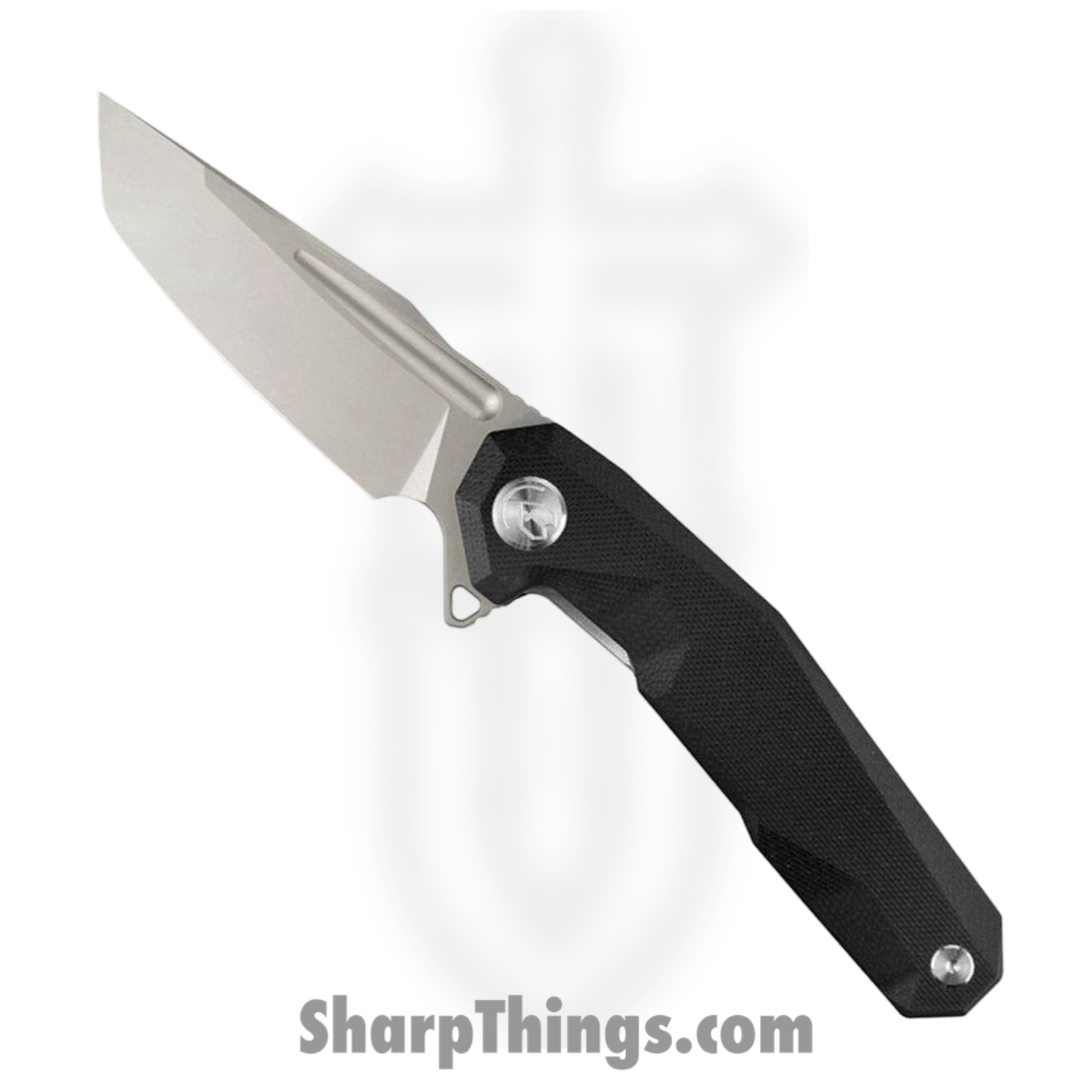 Kubey - KUB237A - Carve - Folding Knife - D2 Blasted Tanto - G10 - Black